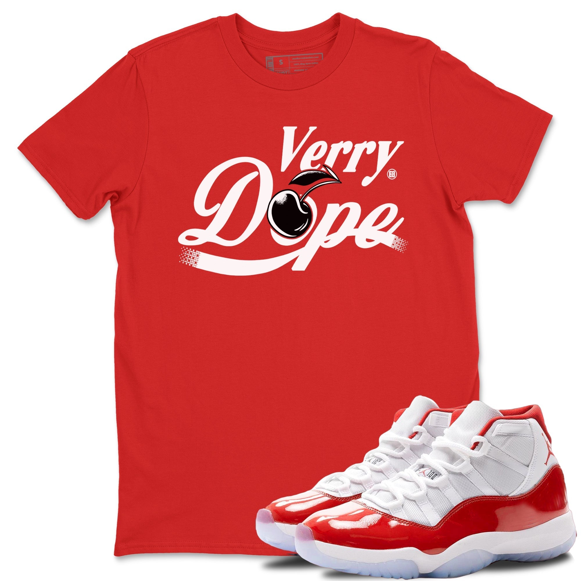 Verry Dope snkmatch Tees - Air Jordan 11 Cherry