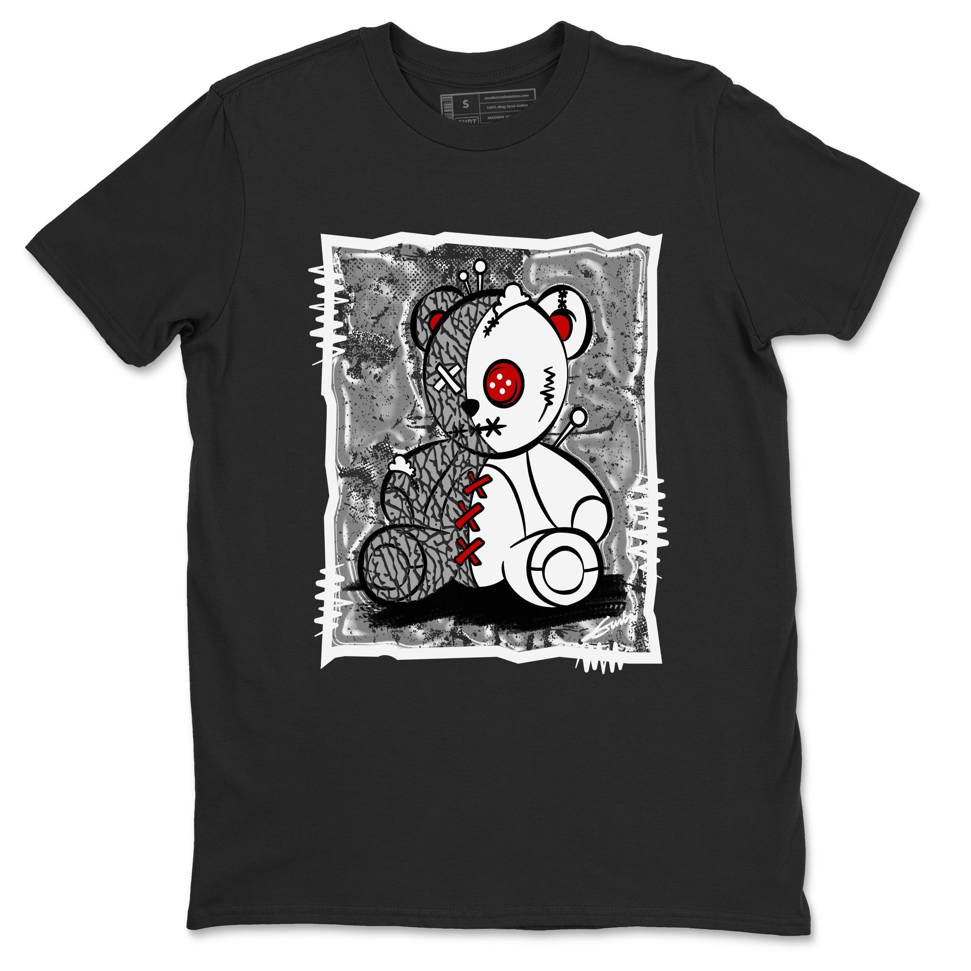 Vintage Bear snkmatch Tees - Air Jordan 3 Cement Grey