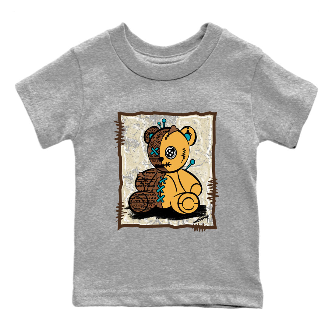Vintage Bear snkmatch Tee Kids - Air Jordan 4 Cacao Wow