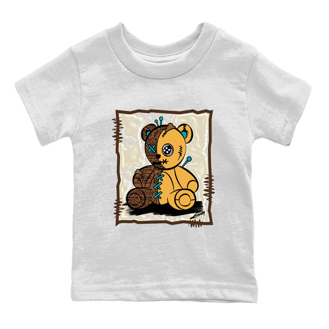 Vintage Bear snkmatch Tee Kids - Air Jordan 4 Cacao Wow