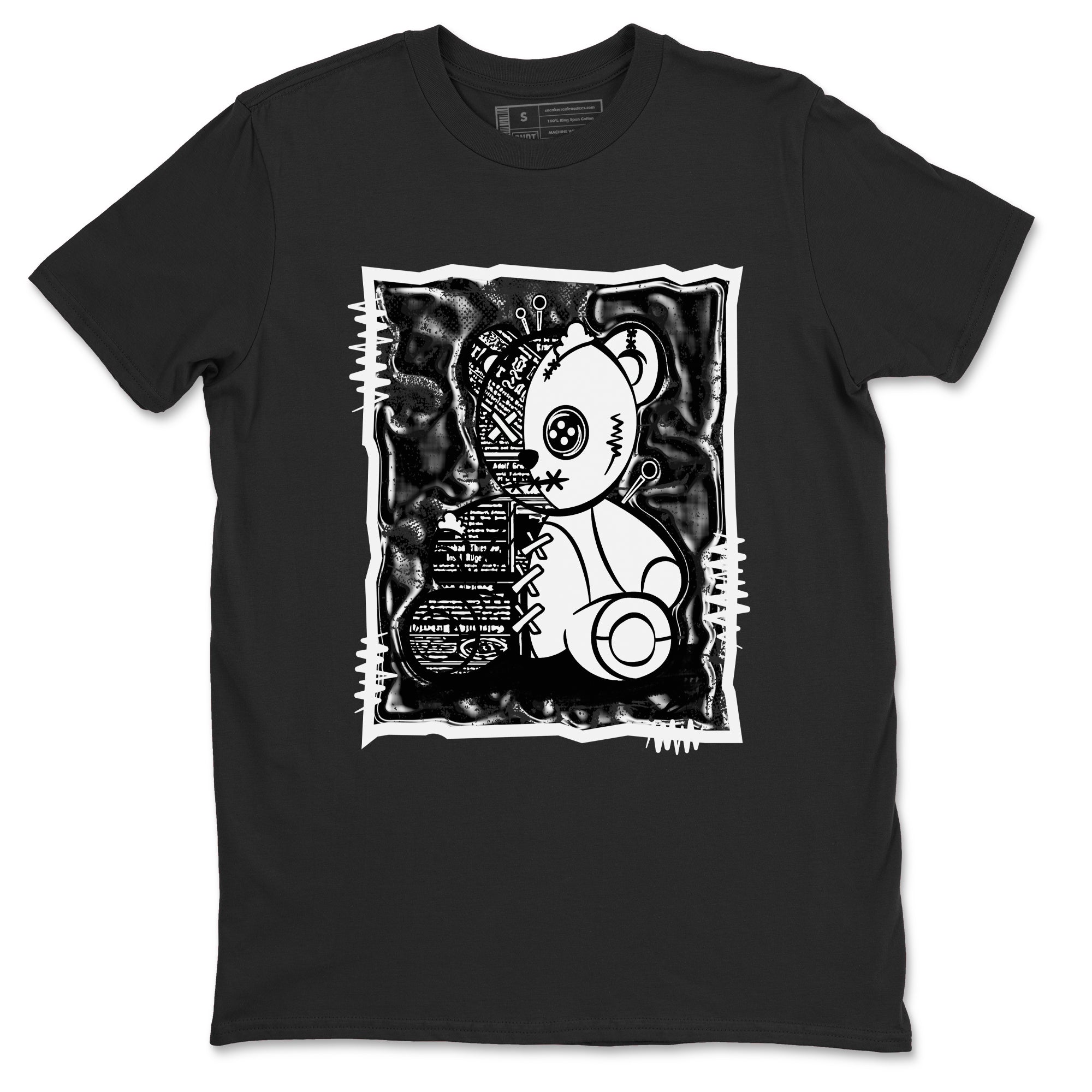 Vintage Bear snkmatch Tees - Air Jordan 4 White Thunder
