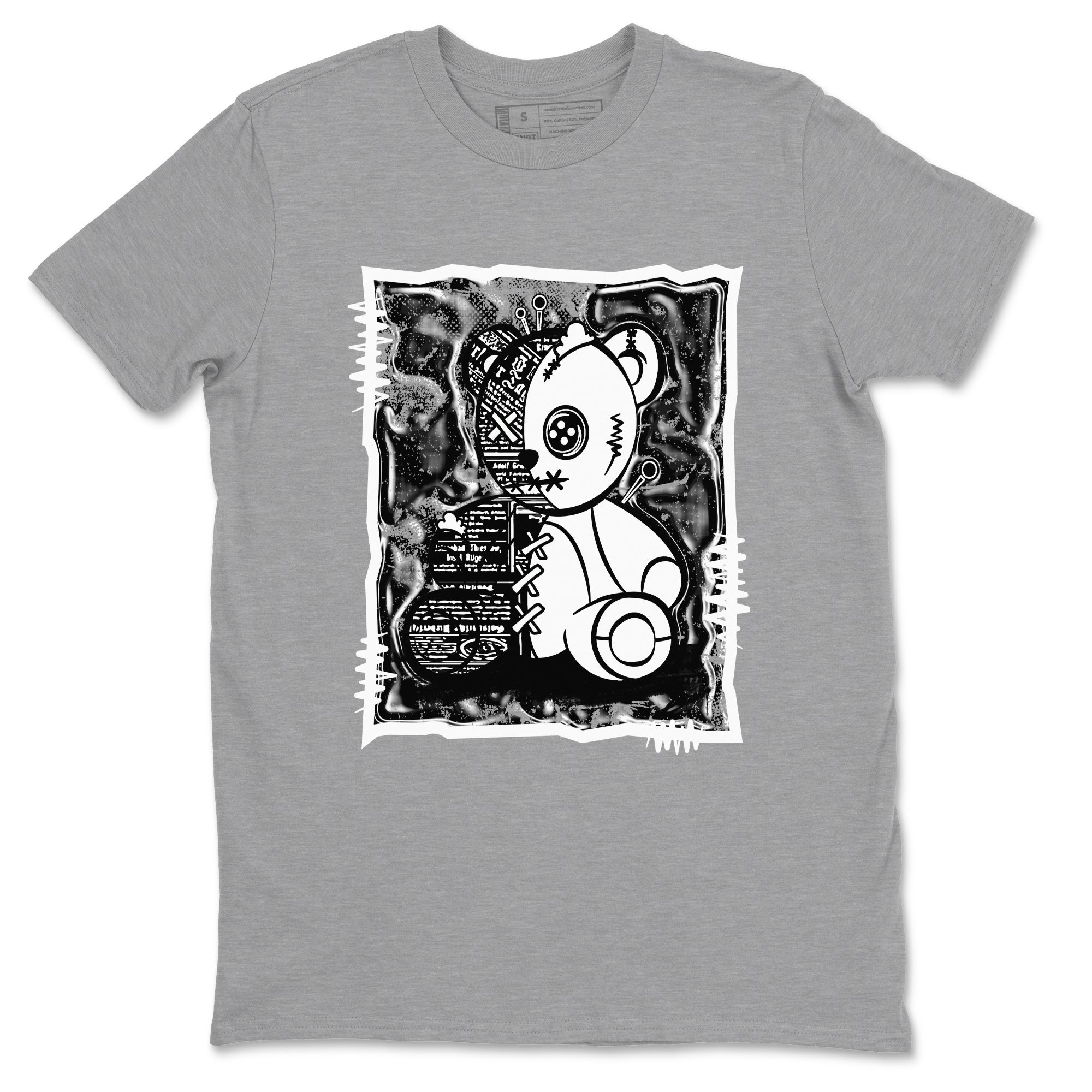 Vintage Bear snkmatch Tees - Air Jordan 4 White Thunder