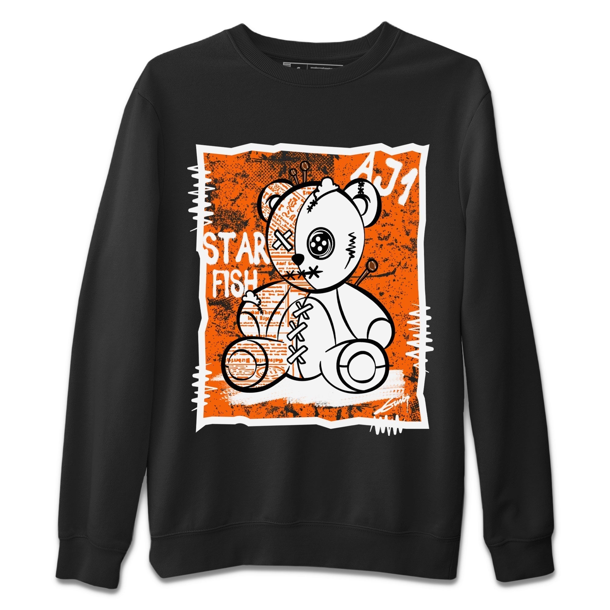Vintage Bear Unisex Tops - Air Jordan 1 Starfish
