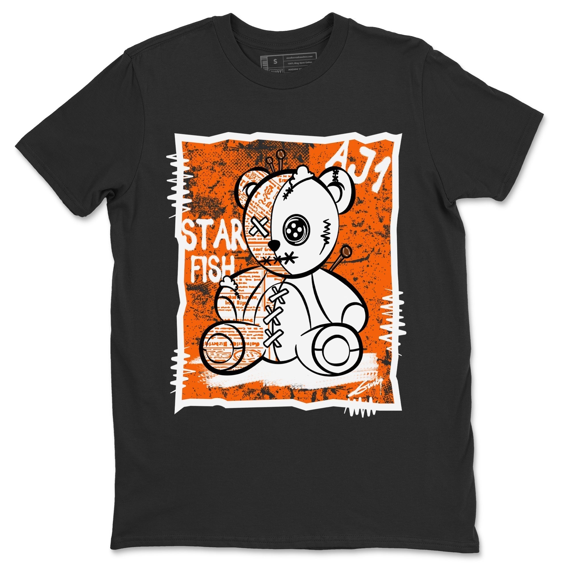 Vintage Bear Unisex Tops - Air Jordan 1 Starfish