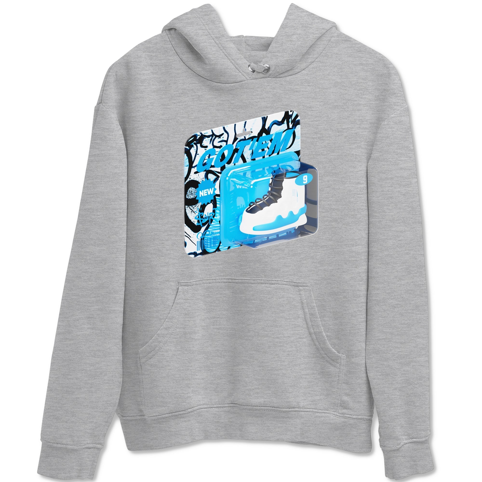 Vintage Toy Packaging snkmatch Tees - Air Jordan 9 Powder Blue
