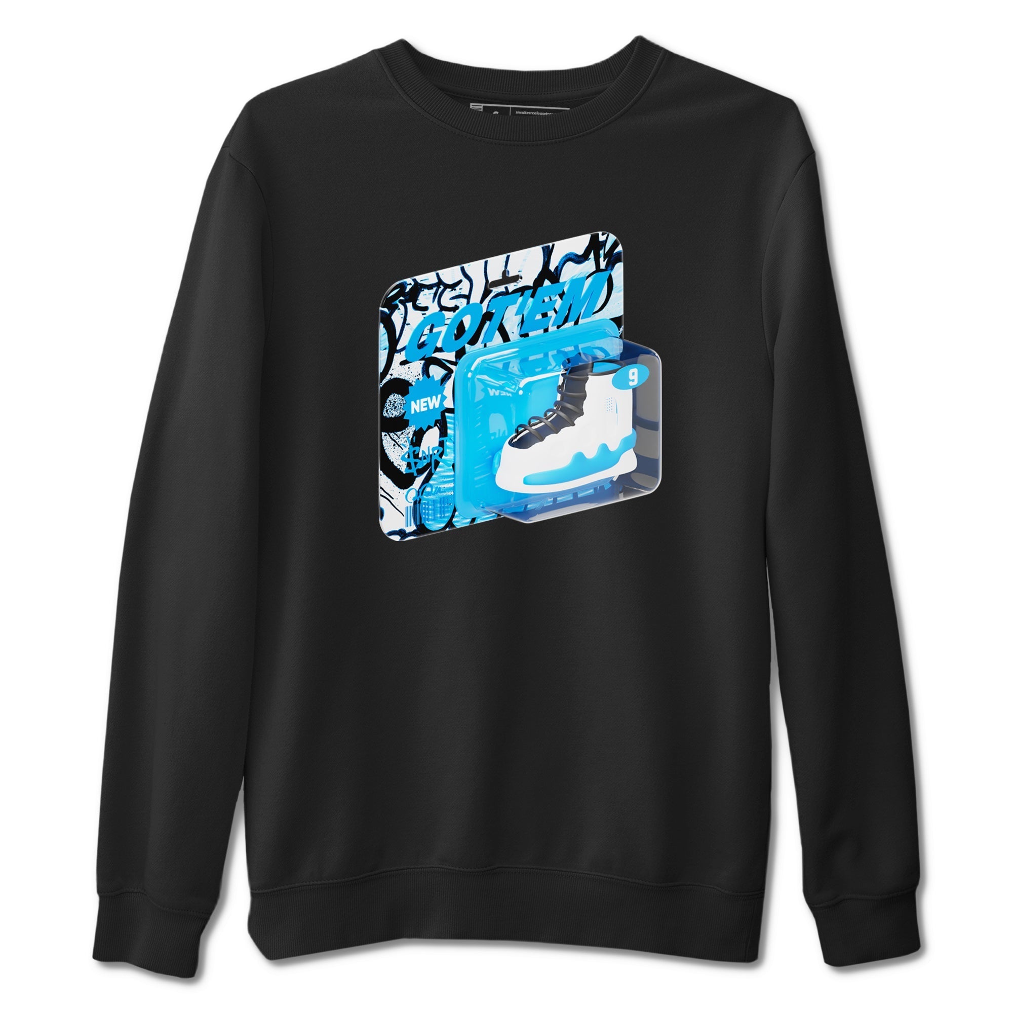 Vintage Toy Packaging snkmatch Tees - Air Jordan 9 Powder Blue