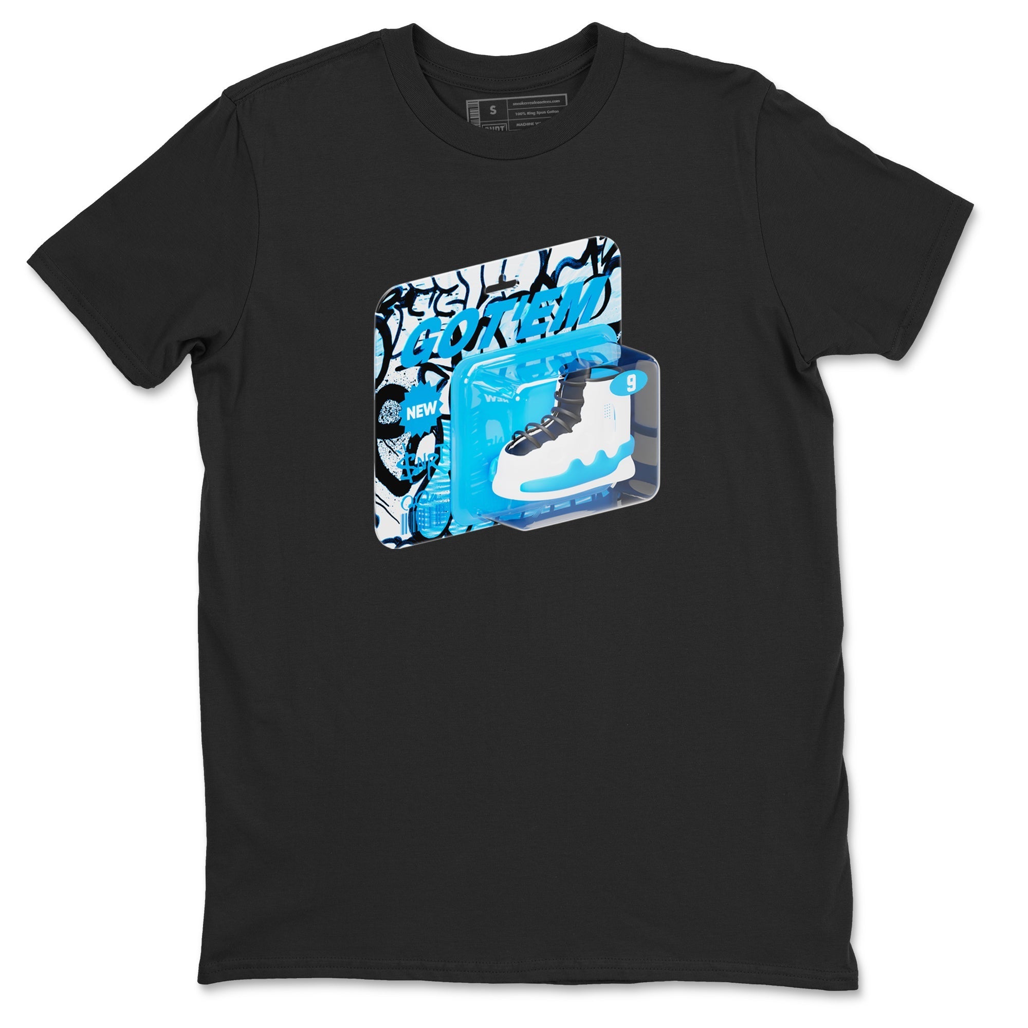 Vintage Toy Packaging snkmatch Tees - Air Jordan 9 Powder Blue