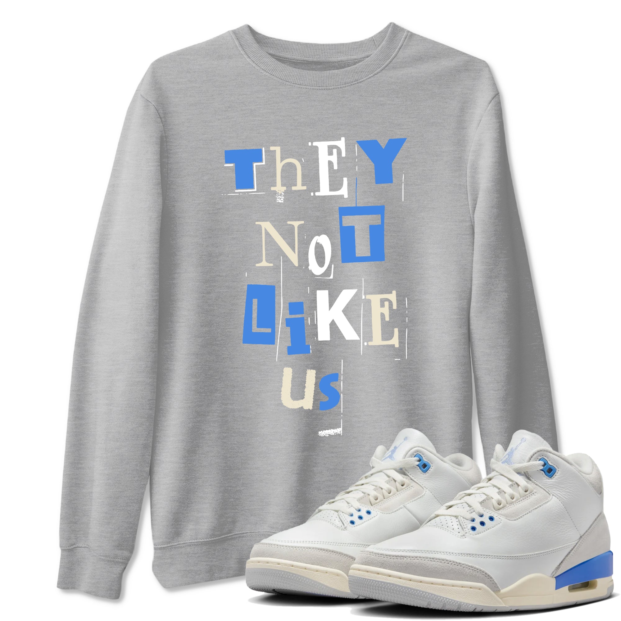 Vintage They Not Like Us snkmatch Tees - Air Jordan 3 Lucky Shorts