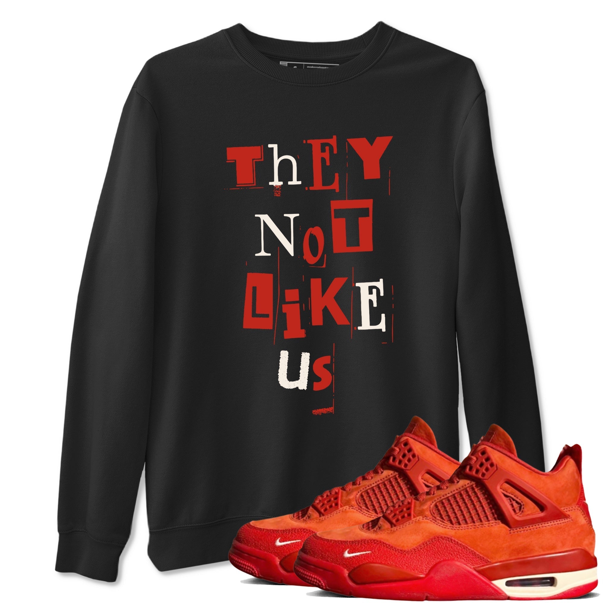 Vintage They Not Like Us snkmatch Tees - Air Jordan 4 Brick By Brick