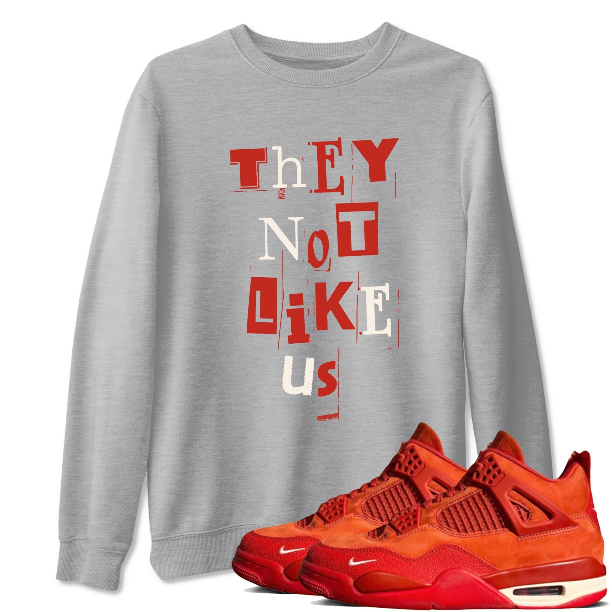 Vintage They Not Like Us snkmatch Tees - Air Jordan 4 Brick By Brick