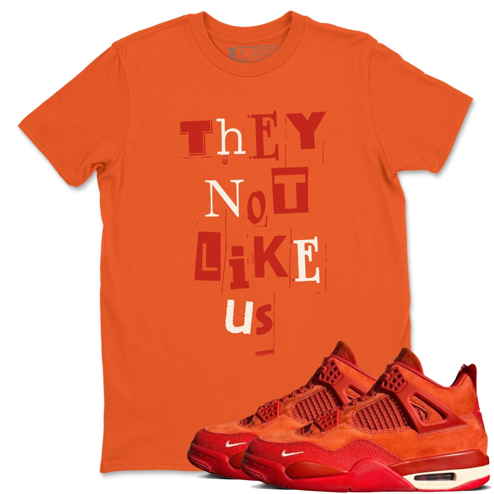Vintage They Not Like Us snkmatch Tees - Air Jordan 4 Brick By Brick