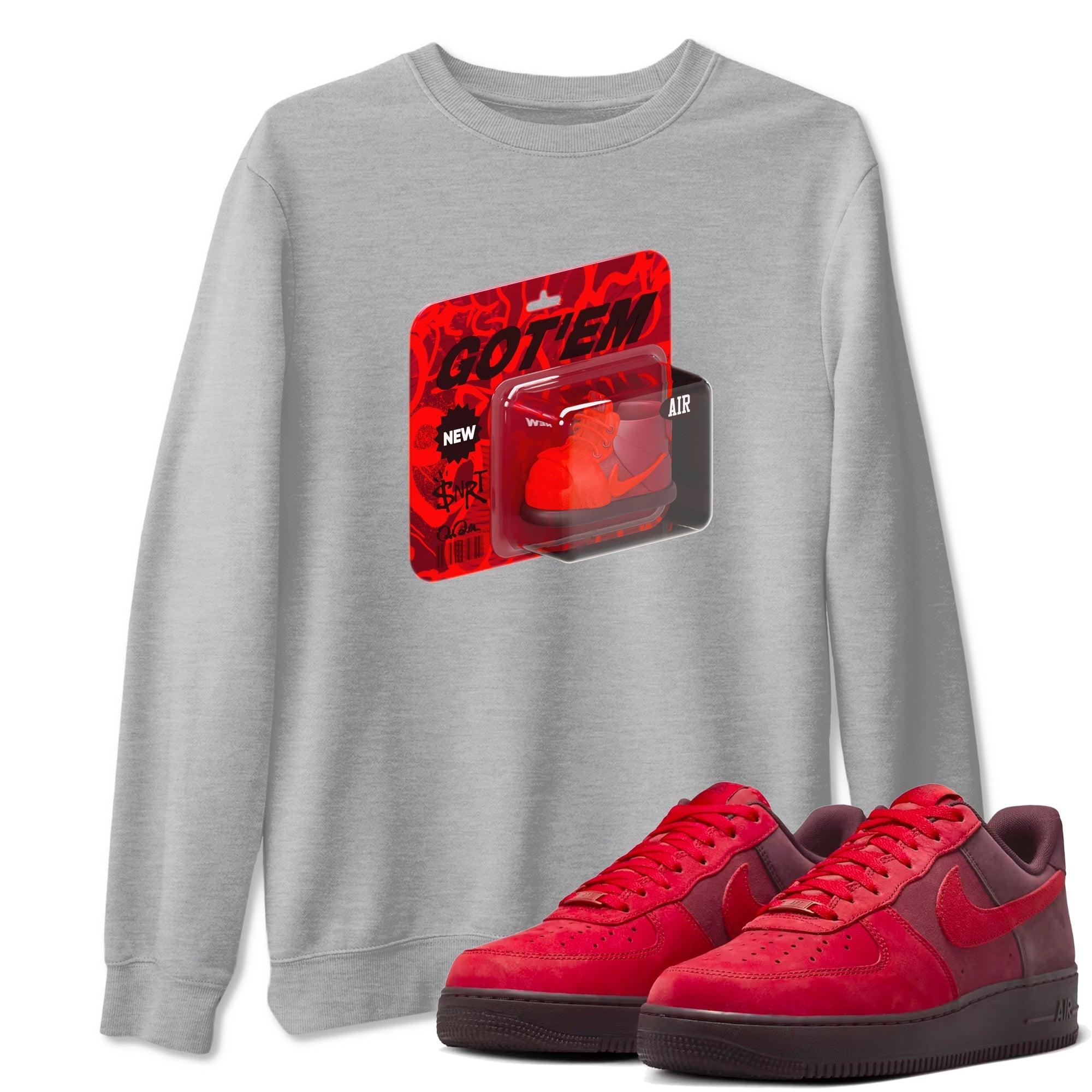 Vintage Toy Packaging snkmatch Tees - Air Force 1 Layers Of Love