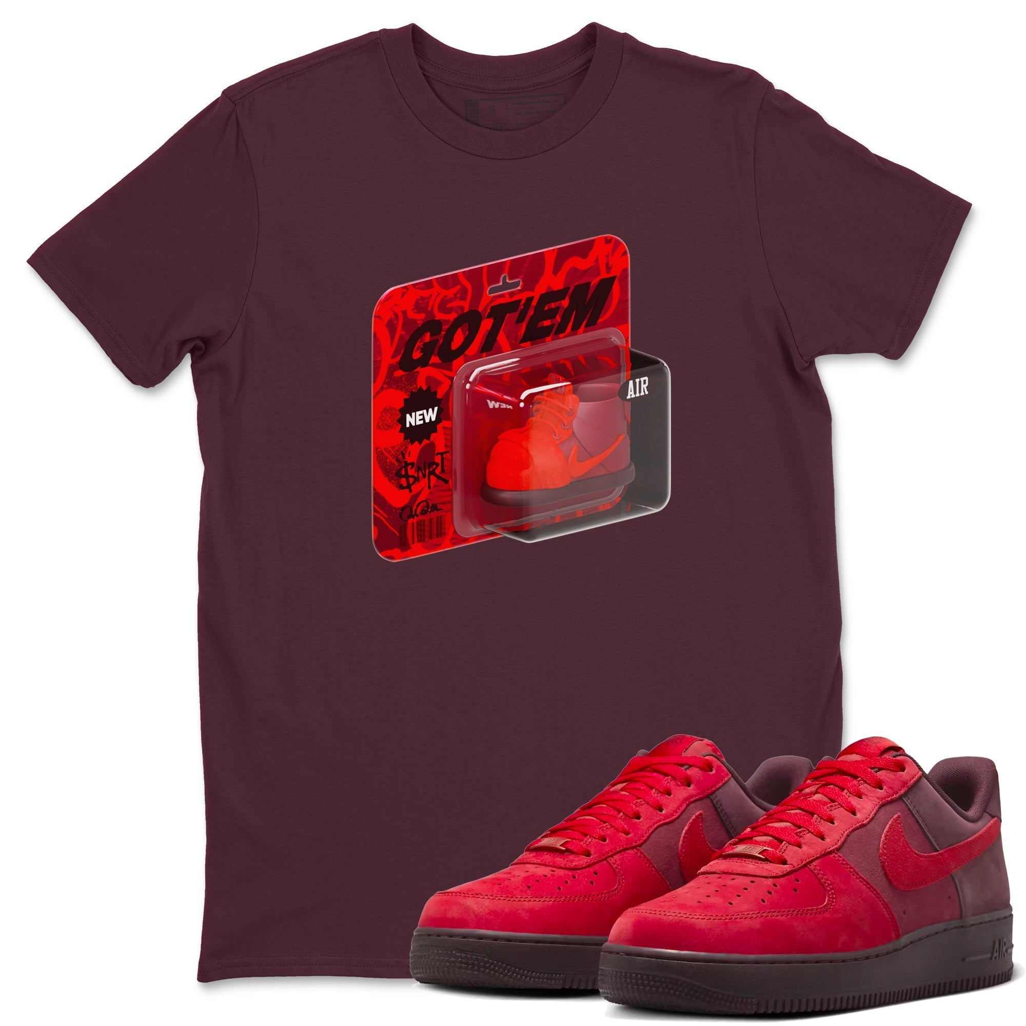 Vintage Toy Packaging snkmatch Tees - Air Force 1 Layers Of Love