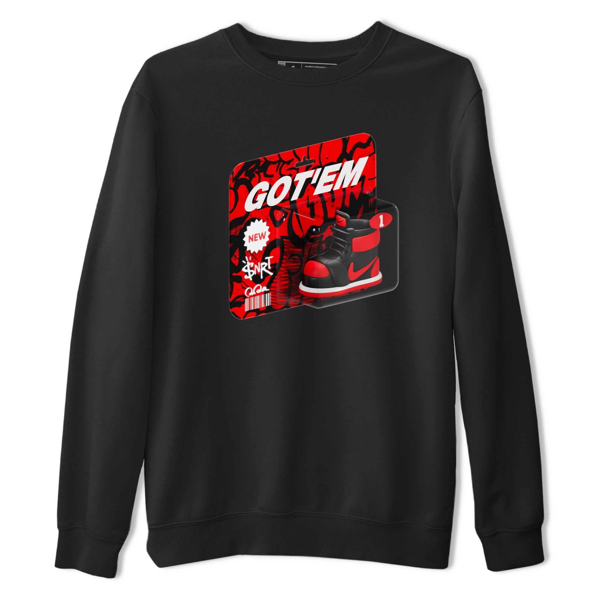 Vintage Toy Packaging snkmatch Tee - Air Jordan 1 Satin Bred