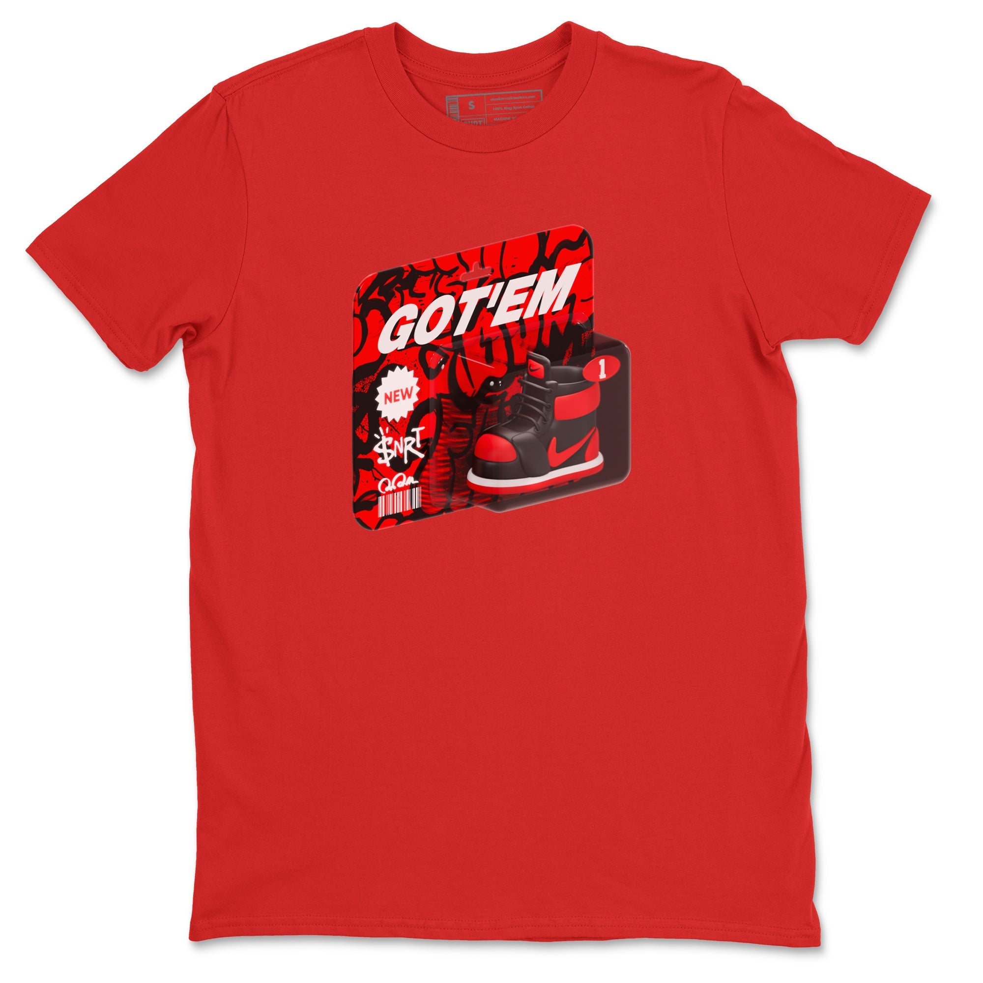 Vintage Toy Packaging snkmatch Tee - Air Jordan 1 Satin Bred