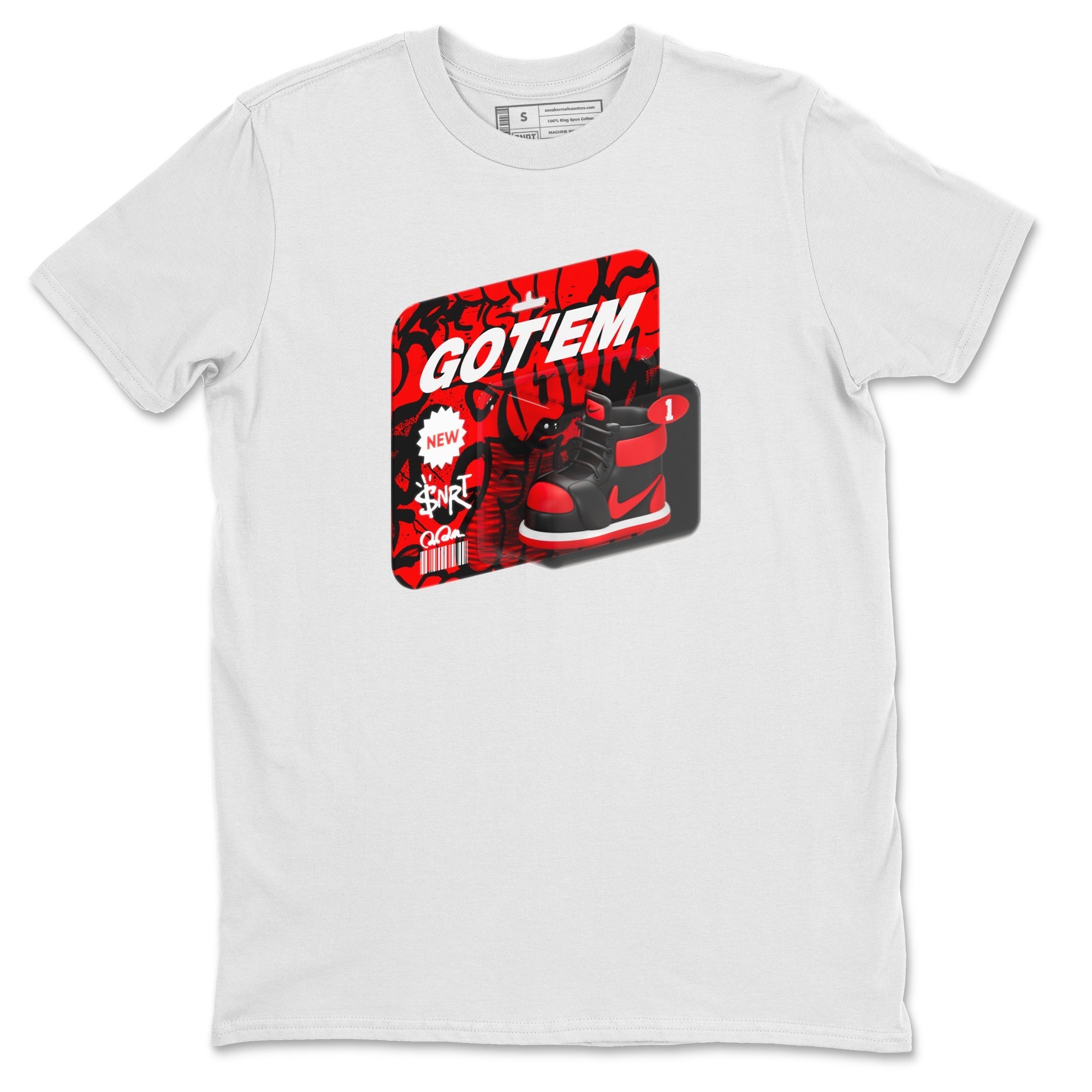 Vintage Toy Packaging snkmatch Tee - Air Jordan 1 Satin Bred