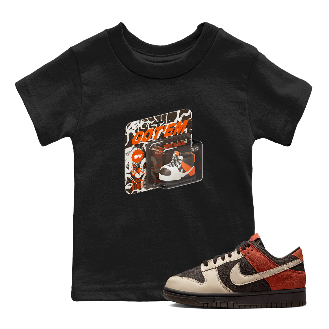 Vintage Toy Packaging snkmatch Tee Kids - Dunk Red Panda