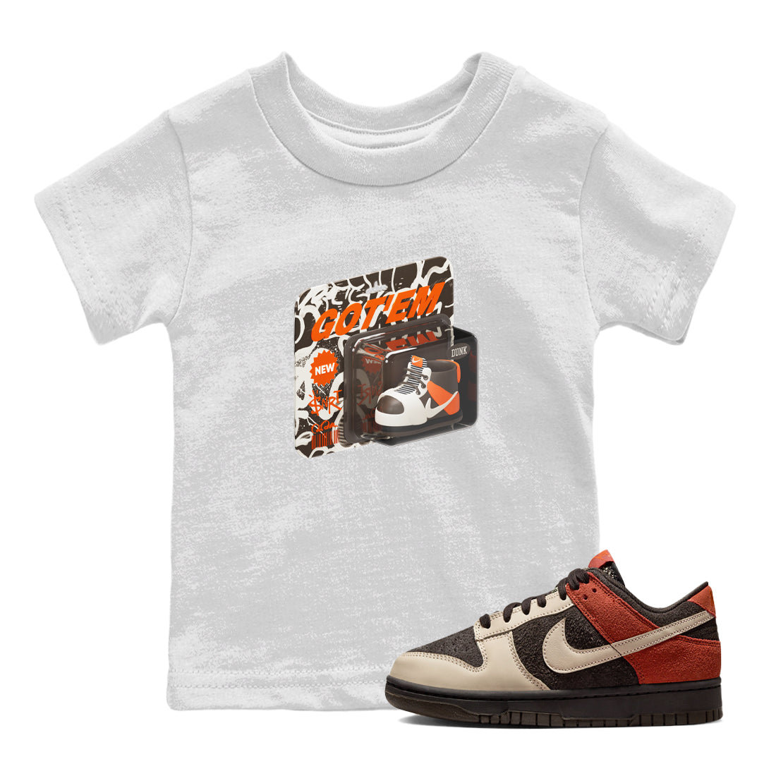 Vintage Toy Packaging snkmatch Tee Kids - Dunk Red Panda