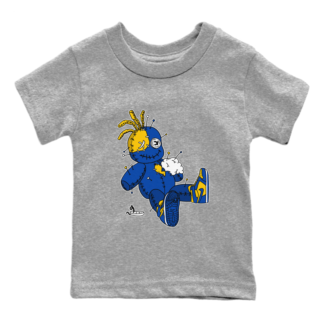Voodoo Doll Kids Tops - Air Jordan 1 Game Royal Varsity Maize