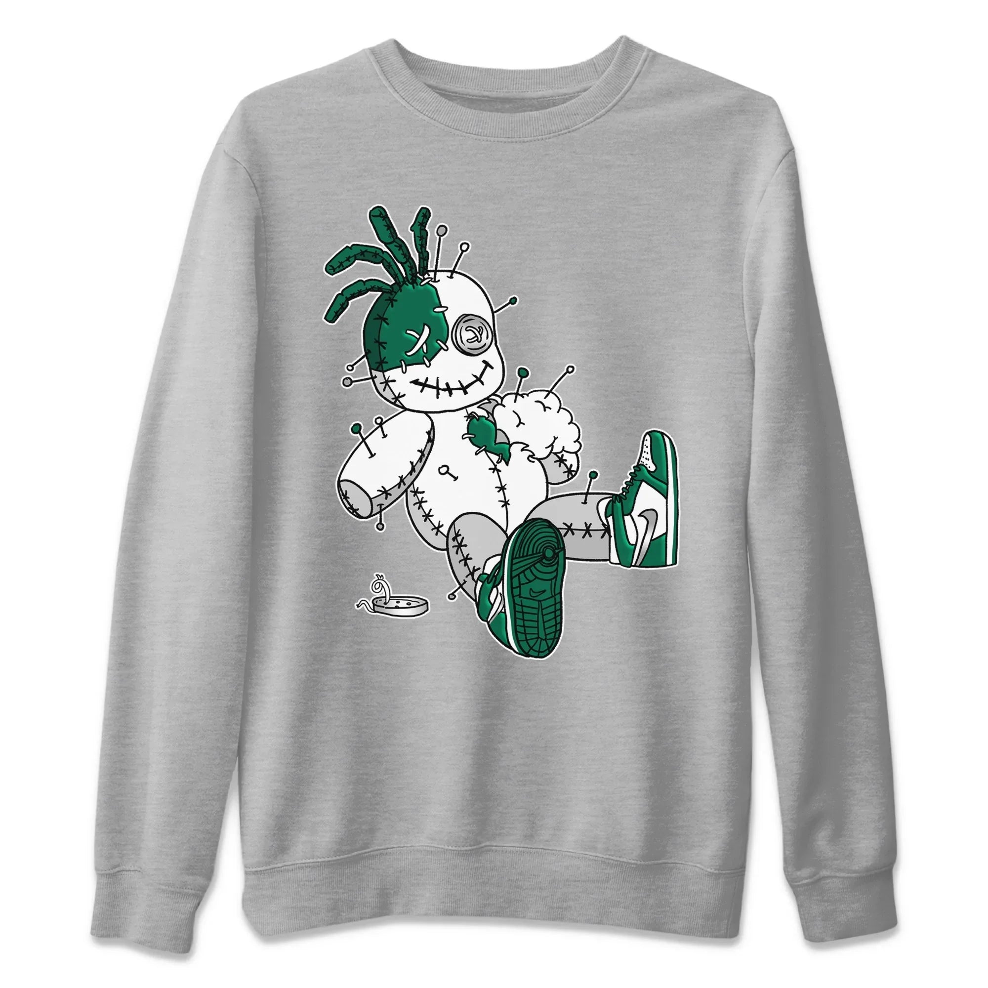 Voodoo Doll Unisex Tops - Air Jordan 1 Gorge Green