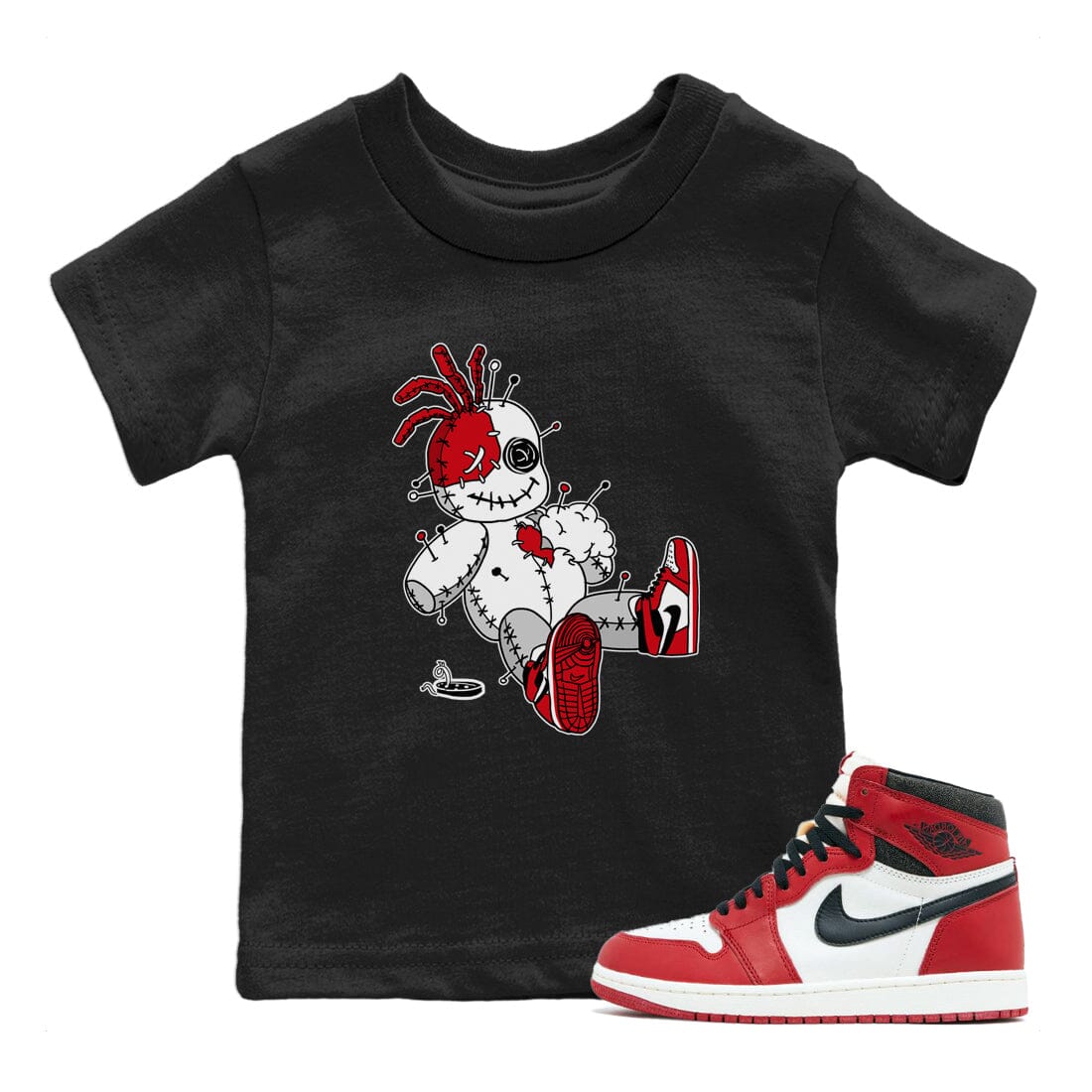 Voodoo Doll Kids Tops - Air Jordan 1 Lost & Found
