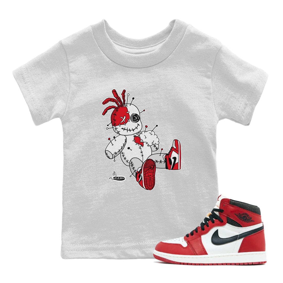 Voodoo Doll Kids Tops - Air Jordan 1 Lost & Found