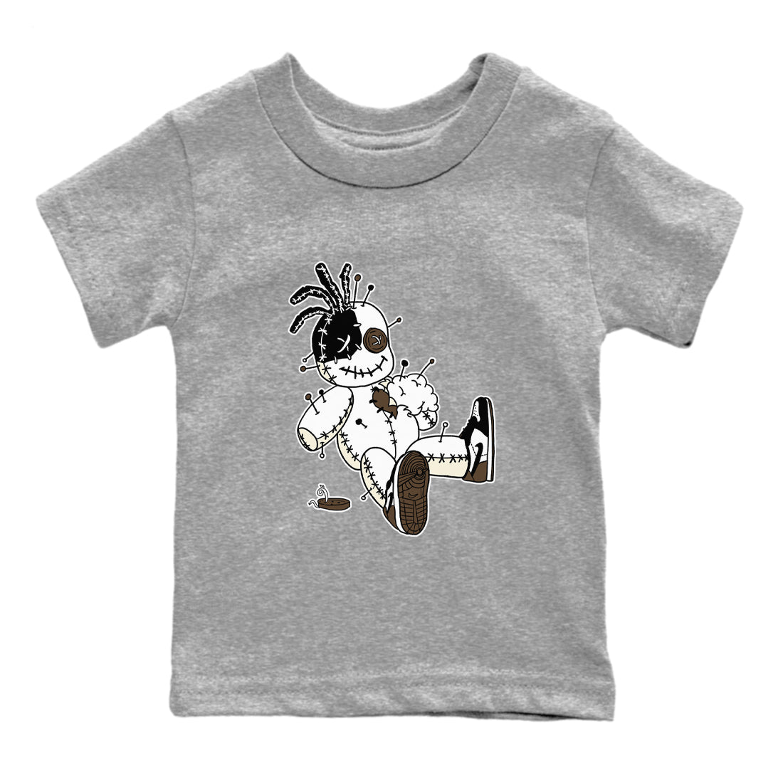 Voodoo Doll snkmatch Tees Kids - Air Jordan 1 Mocha