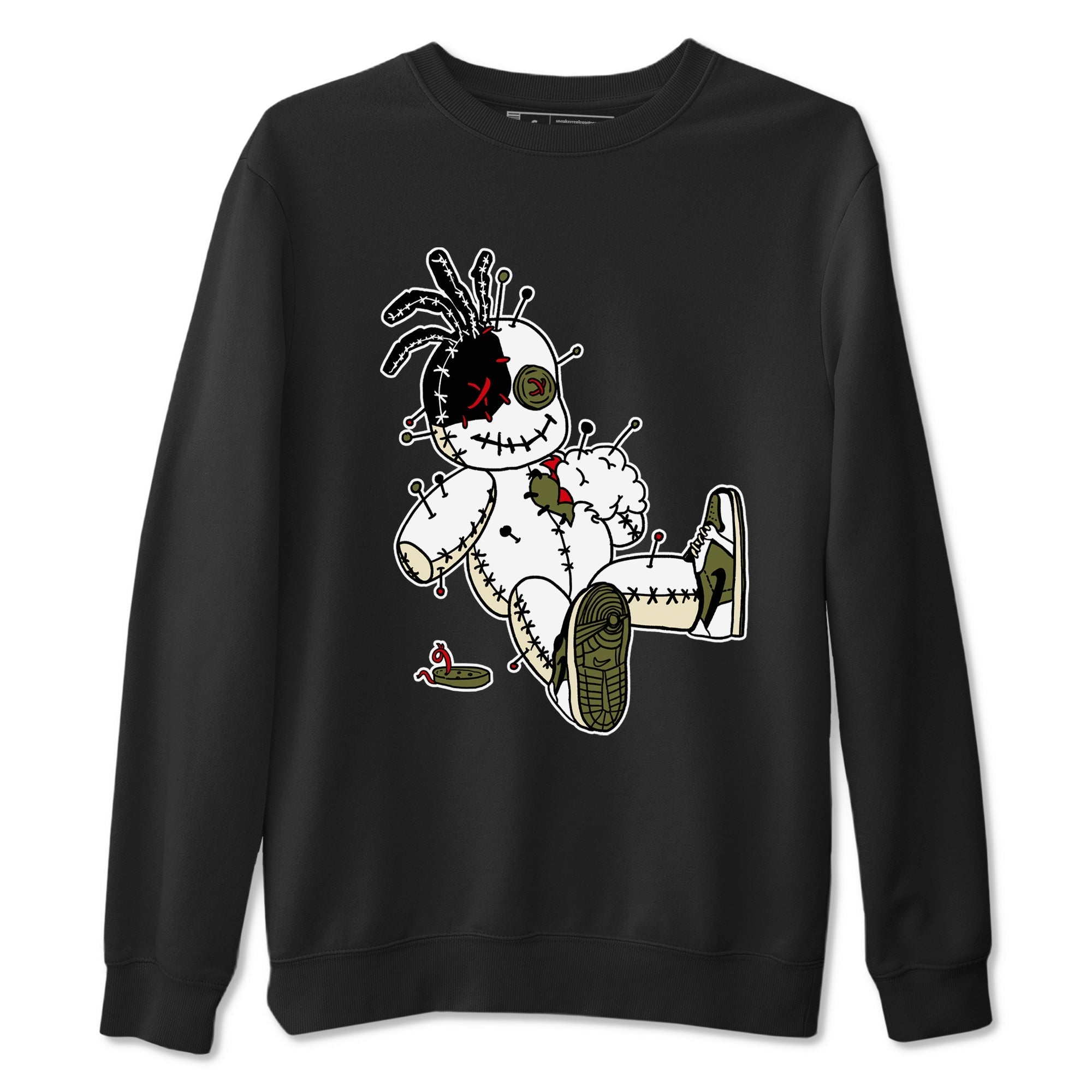 Voodoo Doll snkmatch Tees - Air Jordan 1 Travis Scott Medium Olive