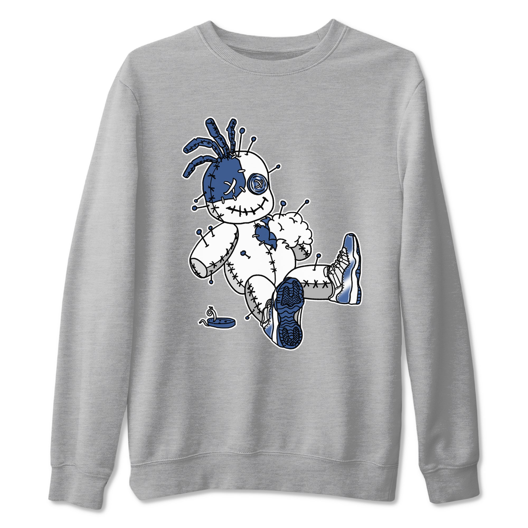 Voodoo Doll snkmatch Tees - Air Jordan 11 Diffused Blue