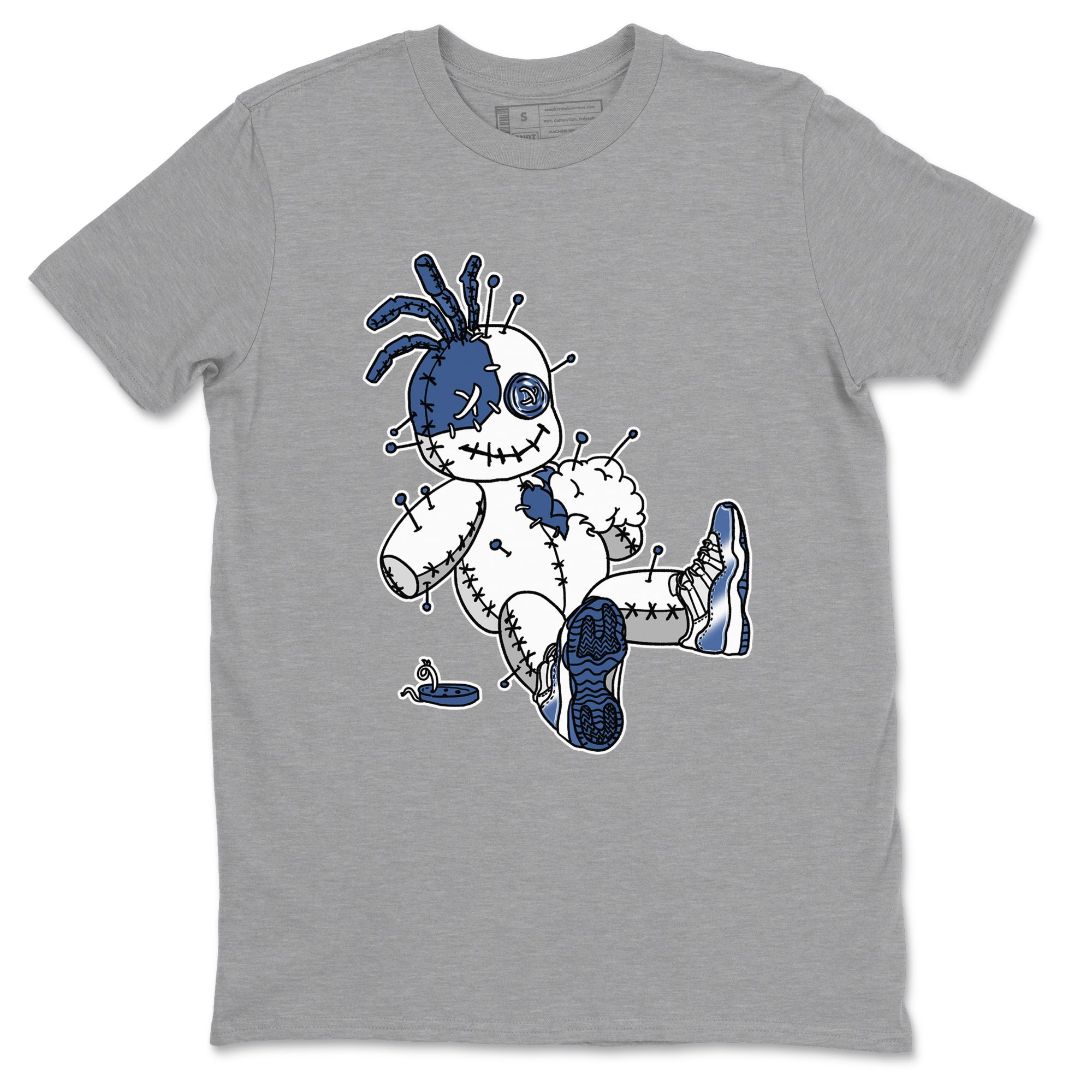Voodoo Doll snkmatch Tees - Air Jordan 11 Diffused Blue