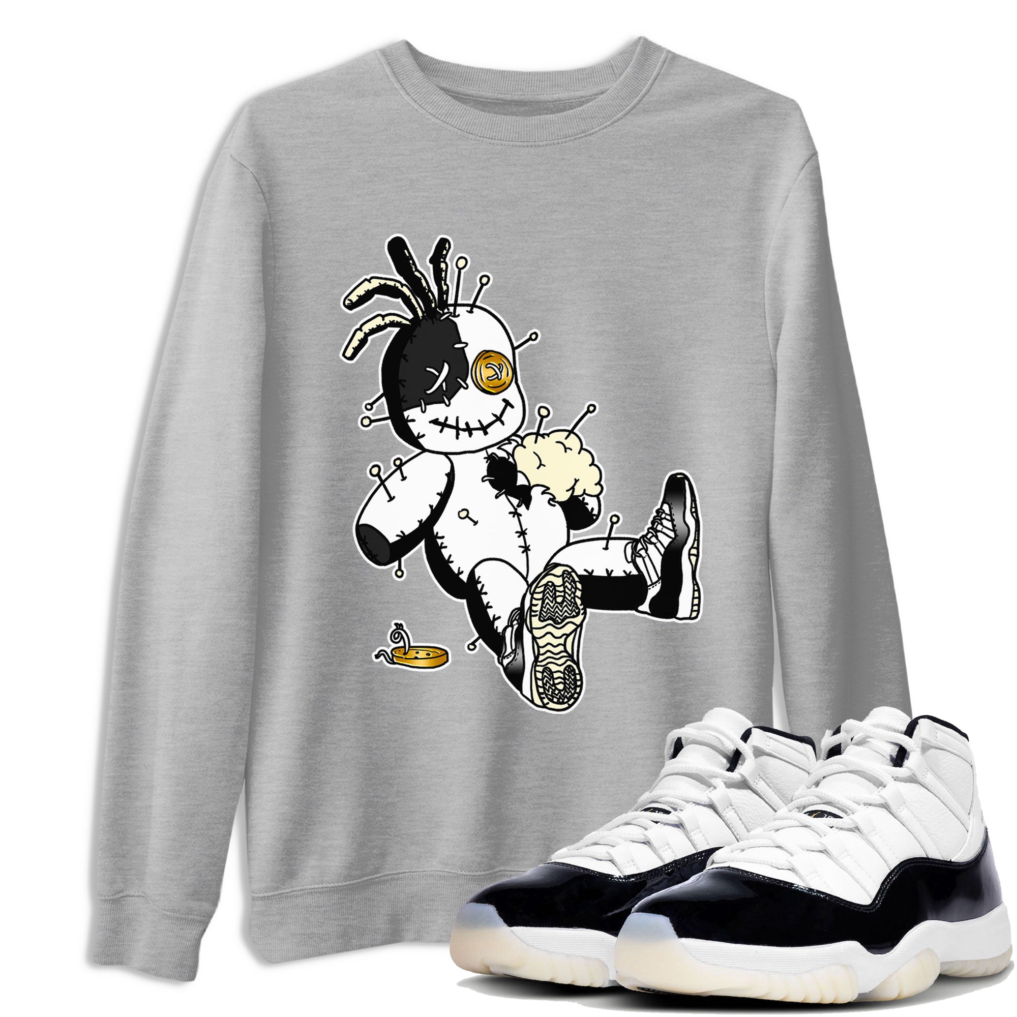 Voodoo Doll snkmatch Tees - Air Jordan 11 Gratitude