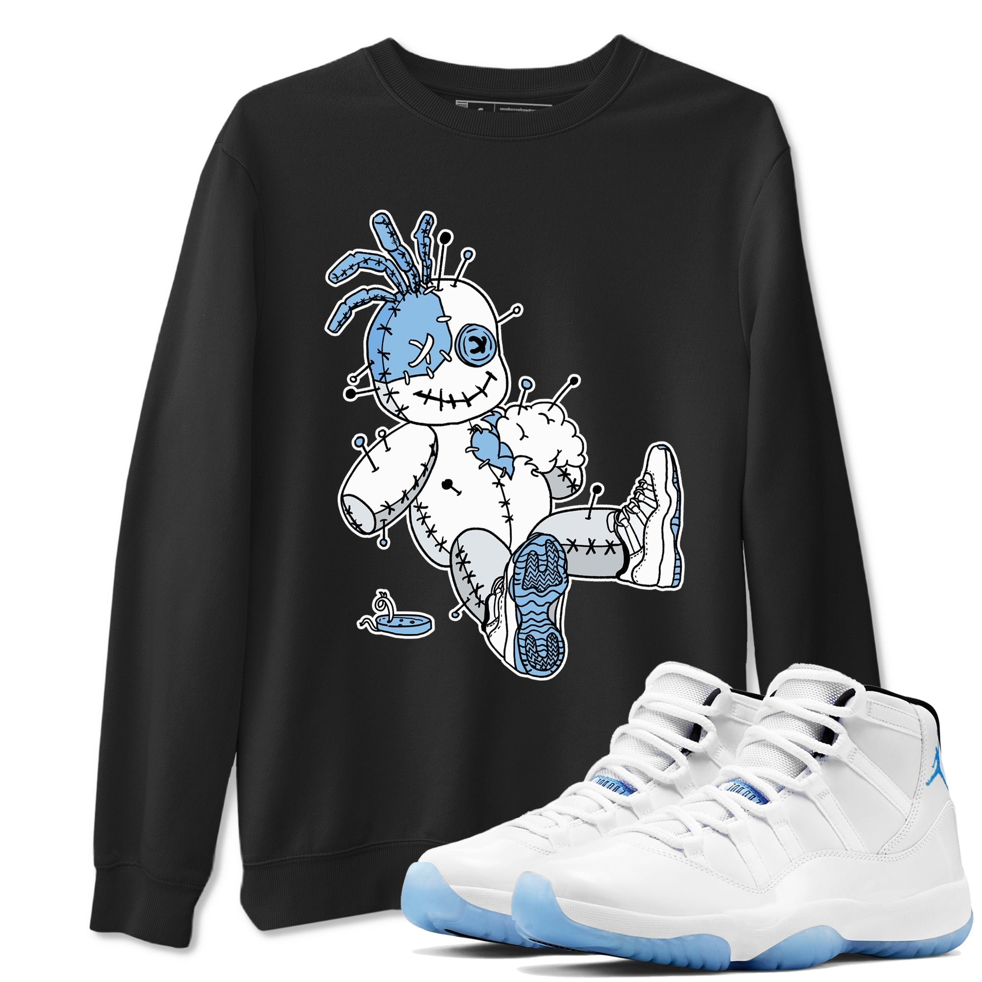 Voodoo Doll snkmatch Tees - Air Jordan 11 Legend Blue