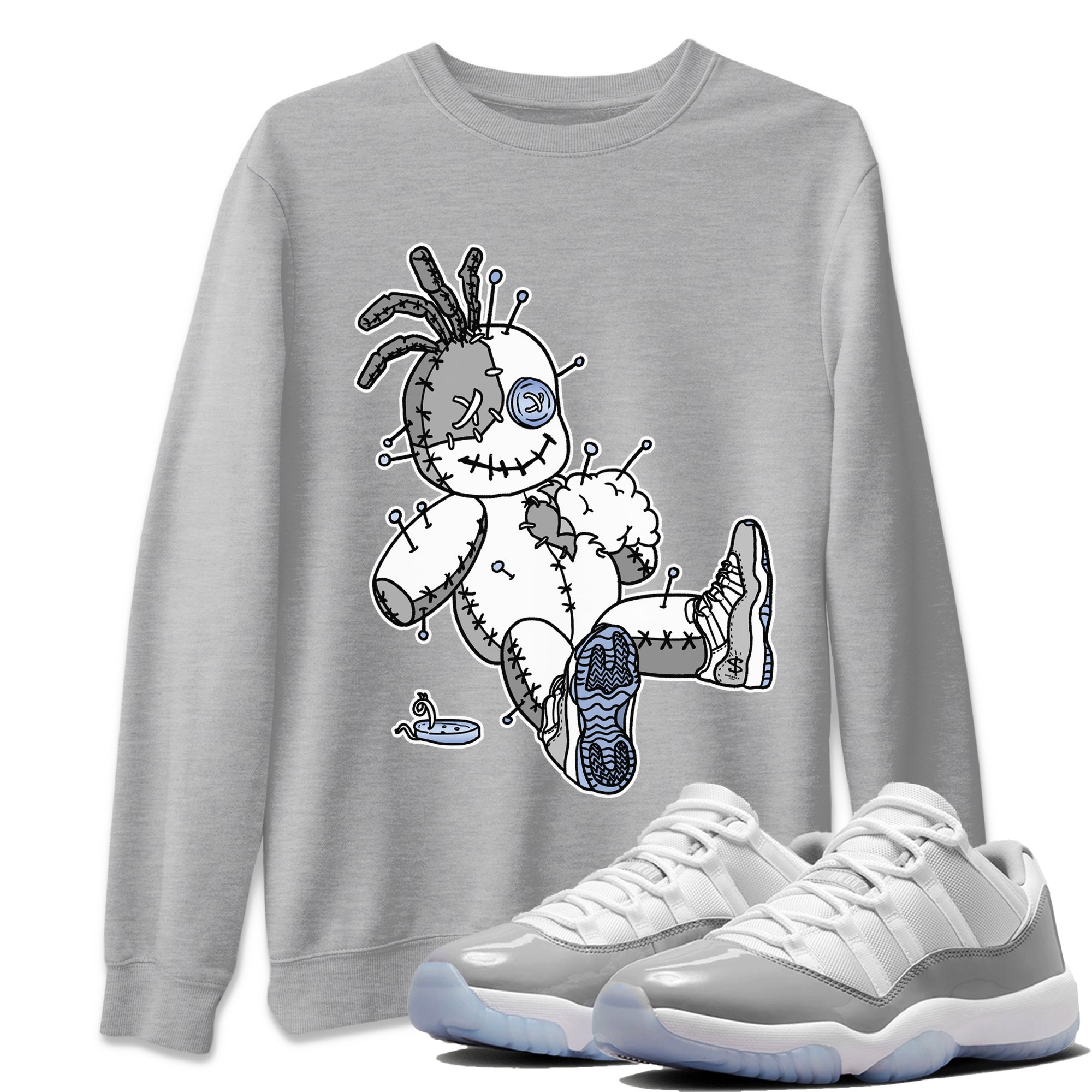 Voodoo Doll Unisex Tops - Air Jordan 11 White Cement