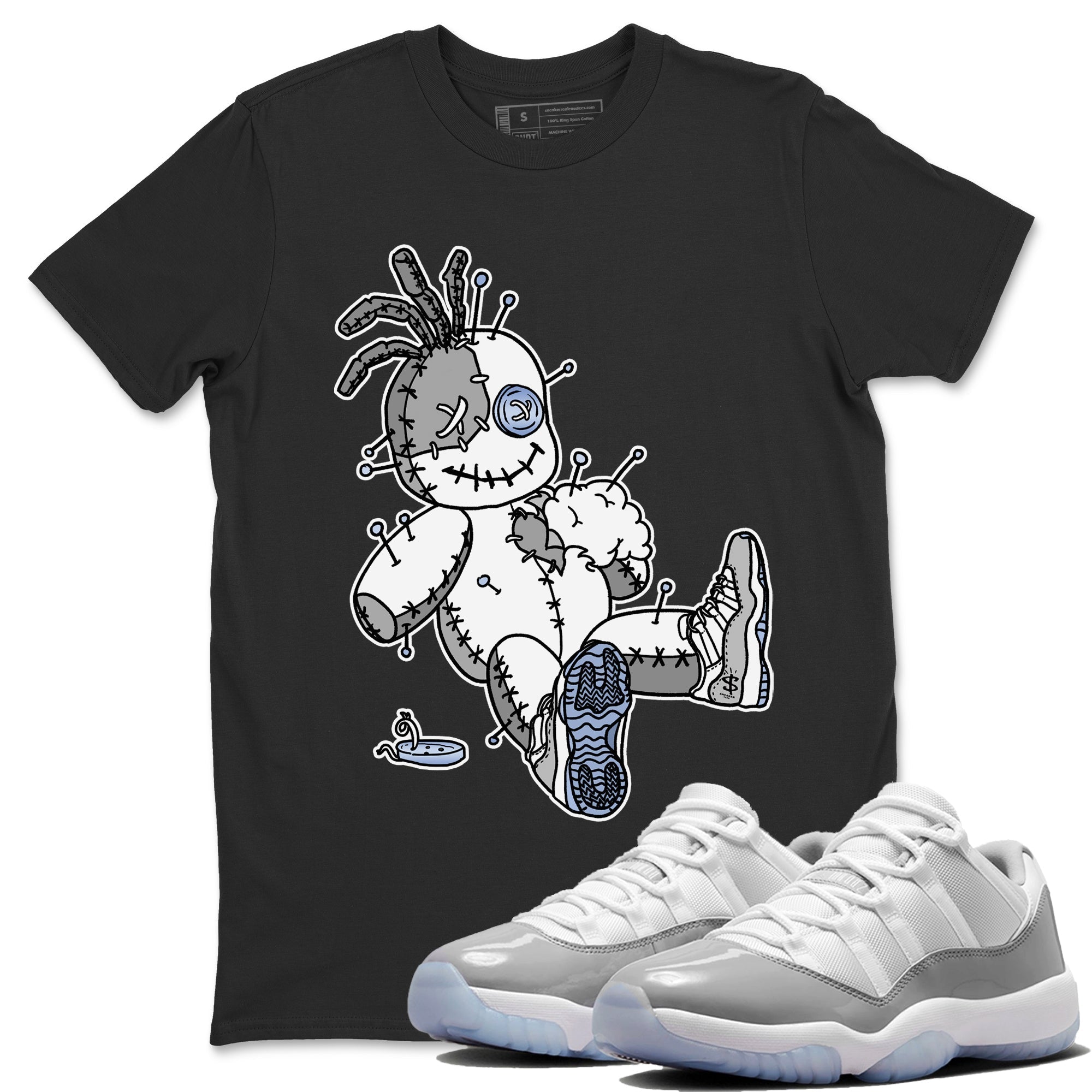 Voodoo Doll Unisex Tops - Air Jordan 11 White Cement