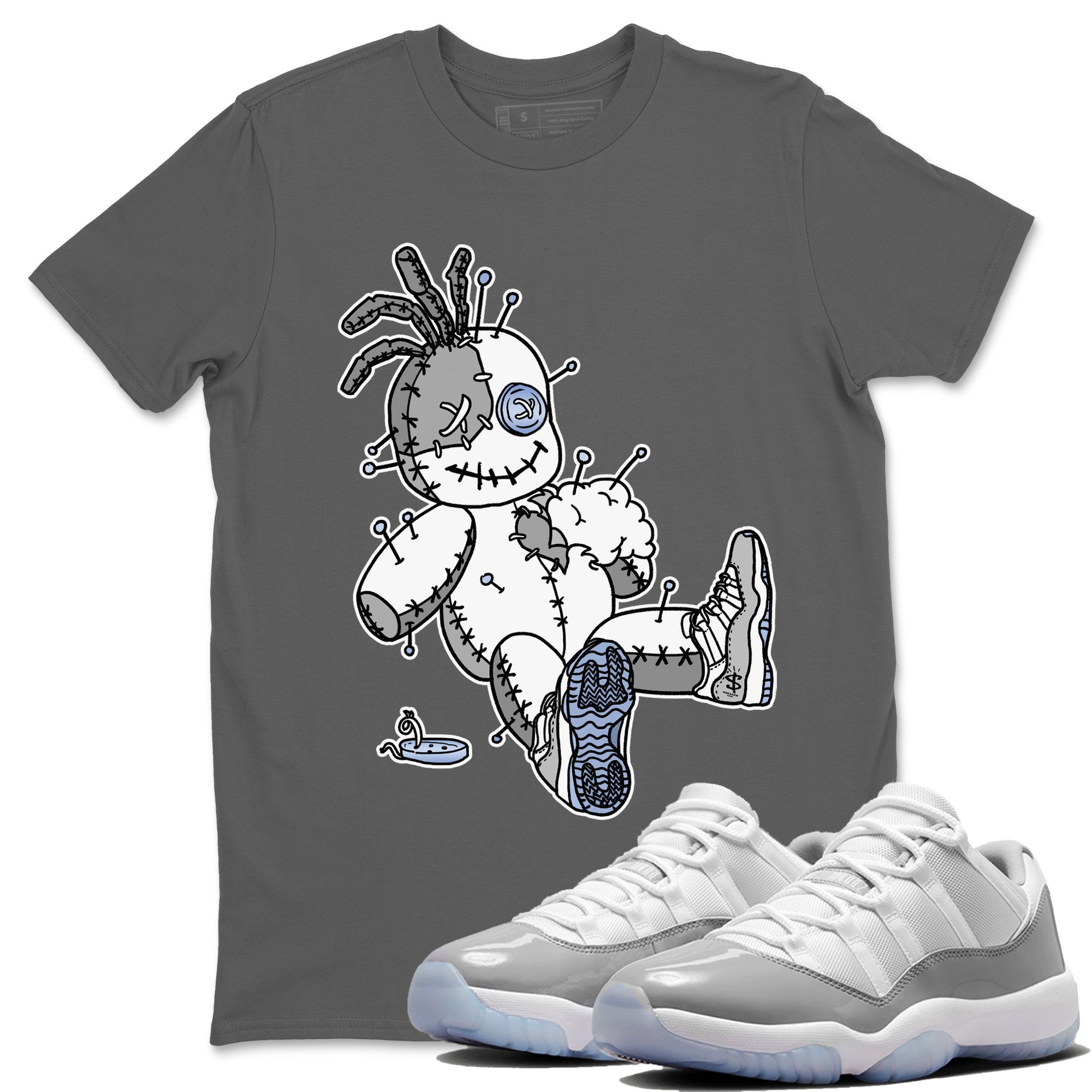 Voodoo Doll Unisex Tops - Air Jordan 11 White Cement
