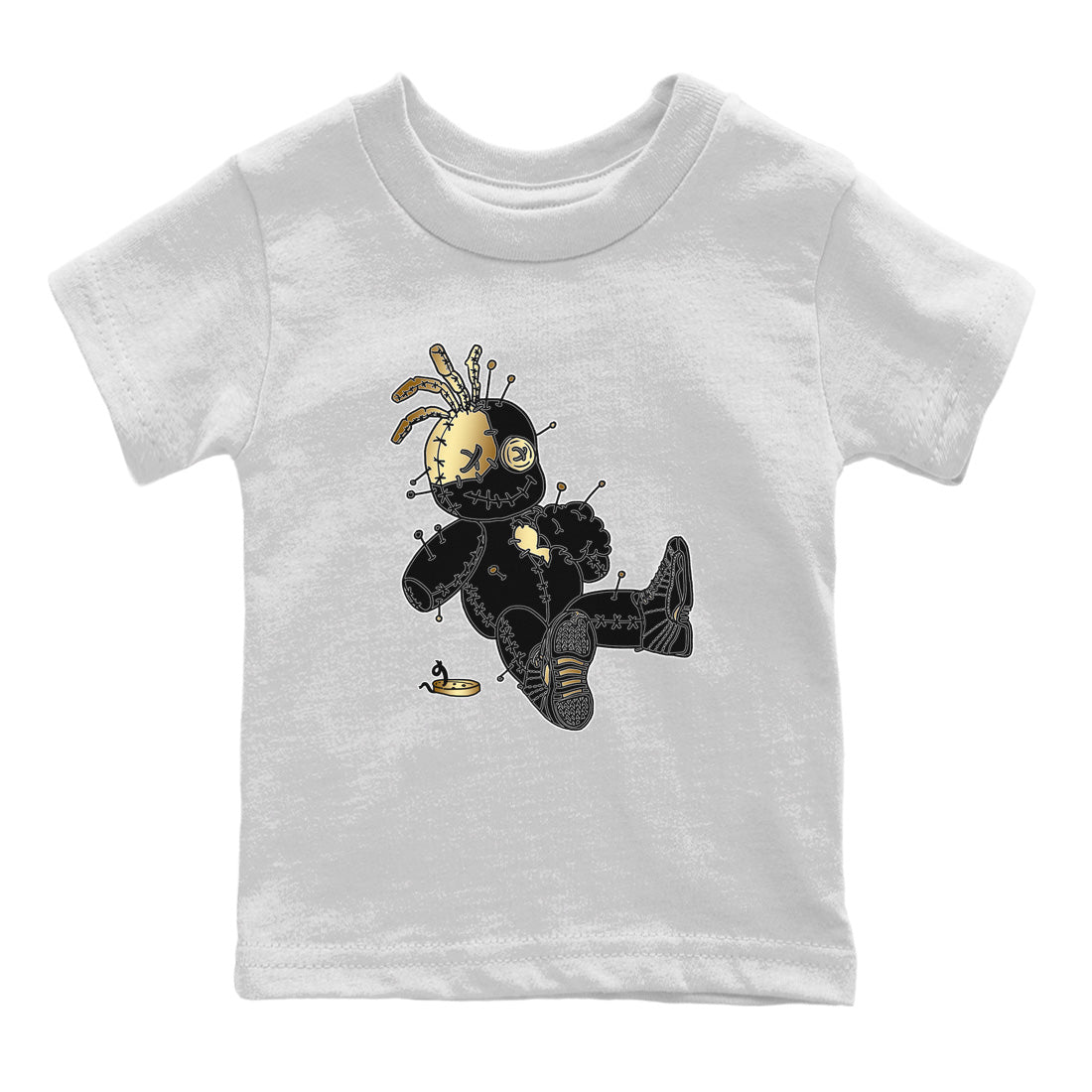 Voodoo Doll Kids Tops - Air Jordan 12 Black Taxi