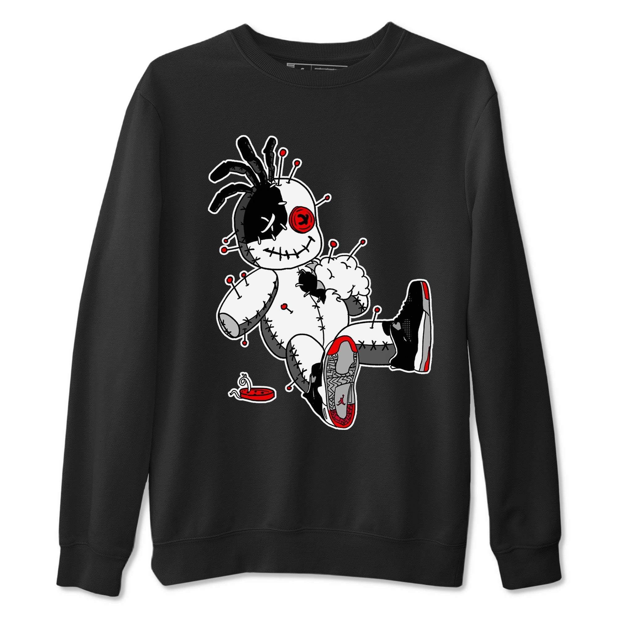 Voodoo Doll snkmatch Tees - Air Jordan 4 Bred Reimagined