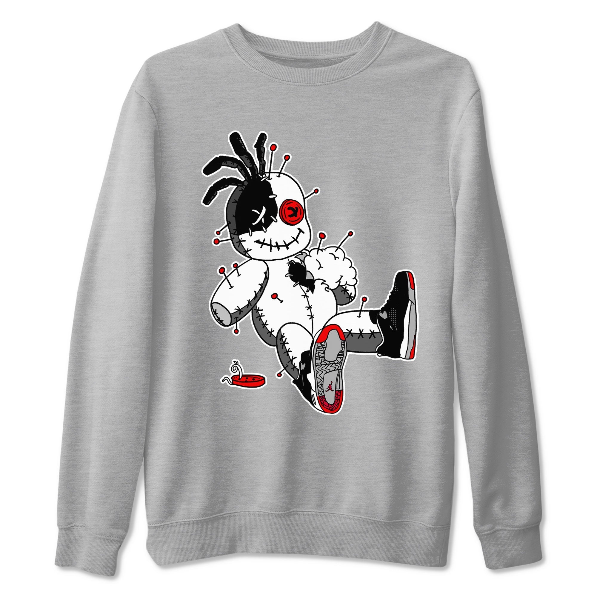 Voodoo Doll snkmatch Tees - Air Jordan 4 Bred Reimagined