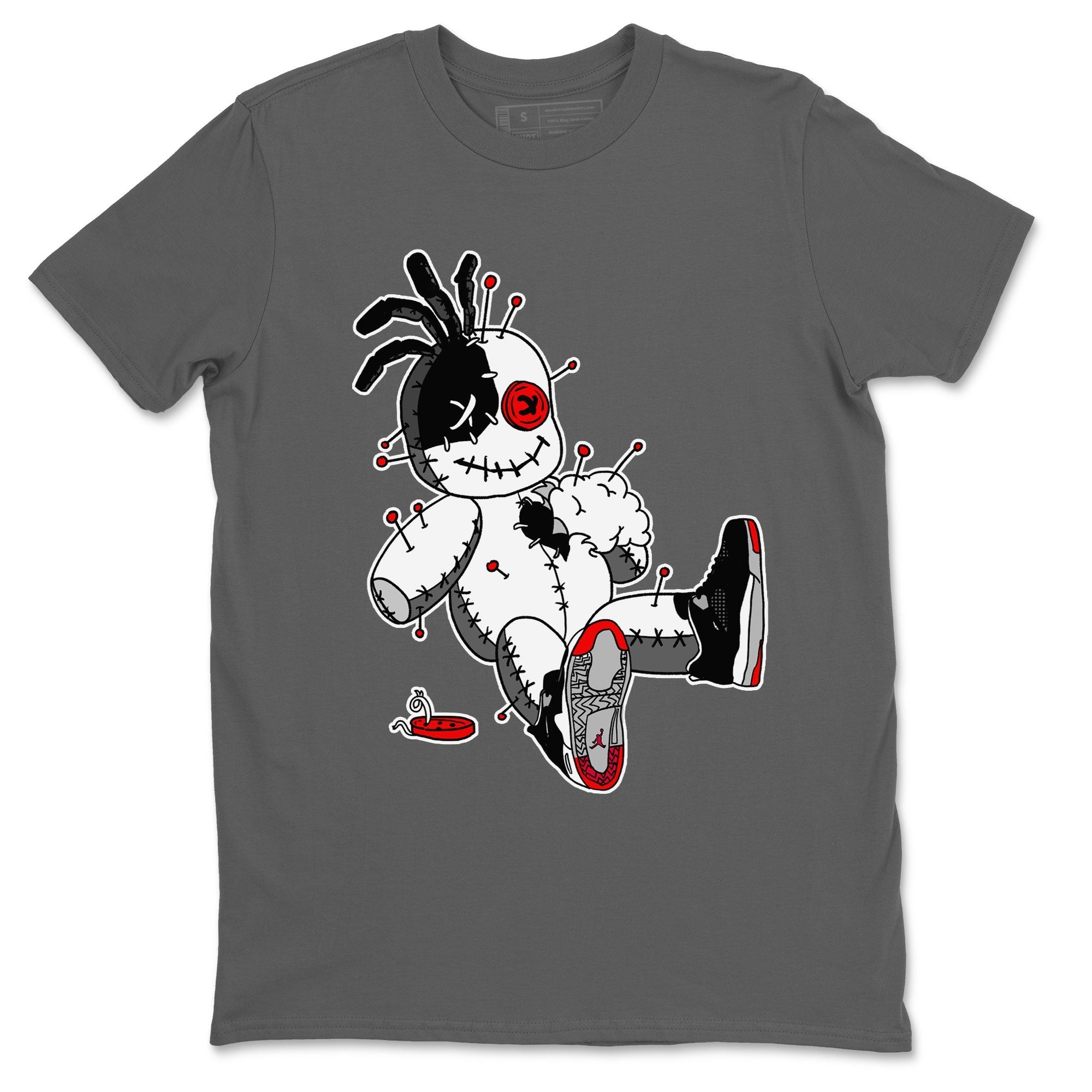 Voodoo Doll snkmatch Tees - Air Jordan 4 Bred Reimagined