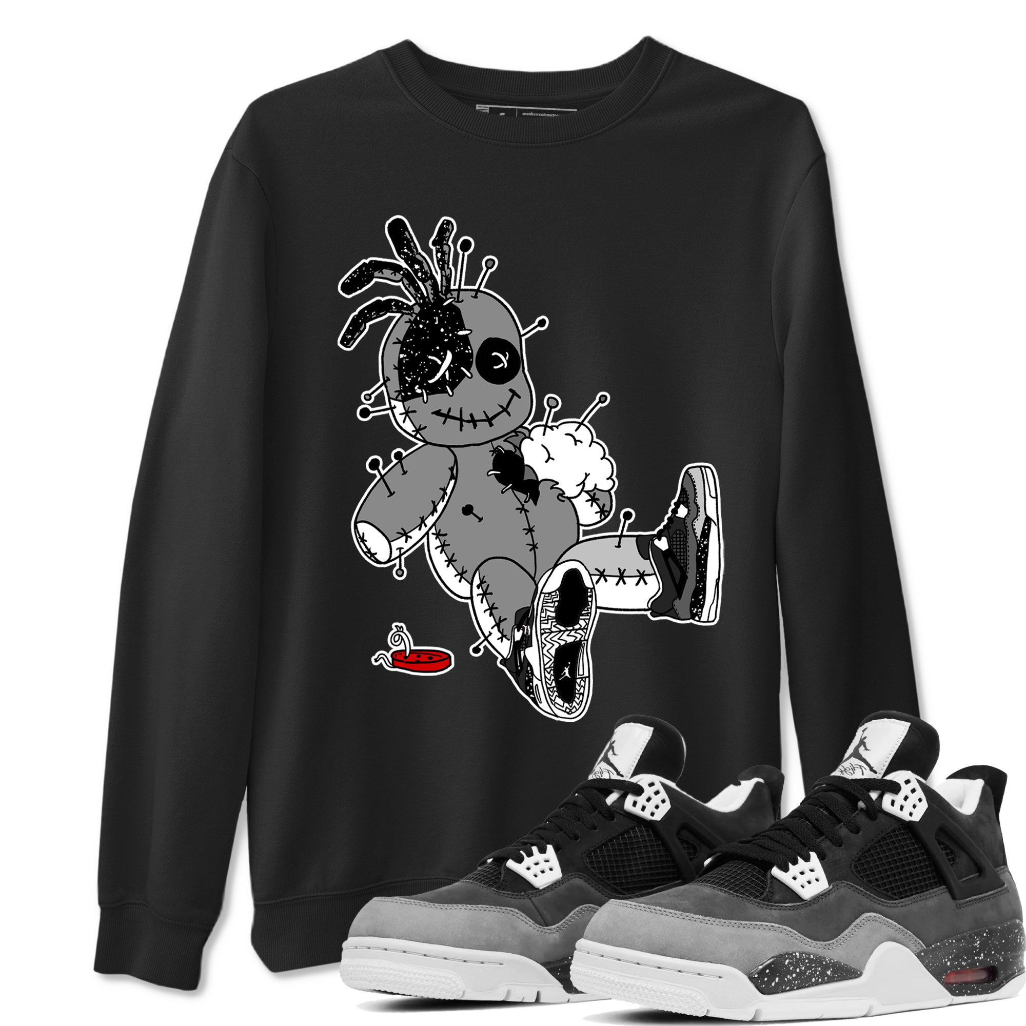 Voodoo Doll snkmatch Tees - Air Jordan 4 Fear