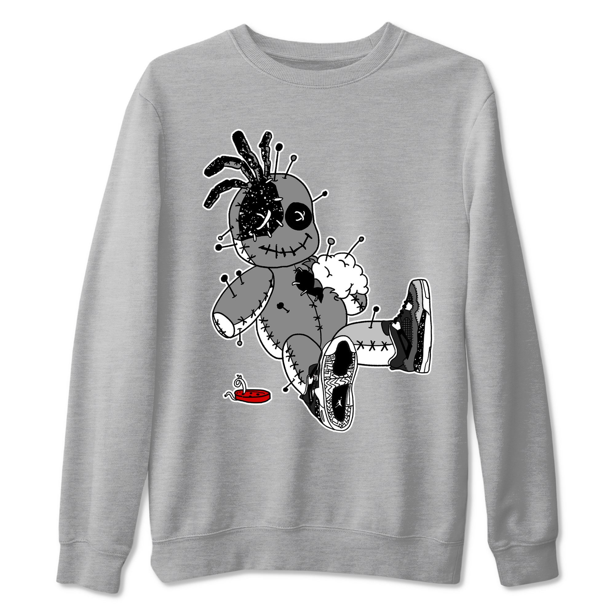 Voodoo Doll snkmatch Tees - Air Jordan 4 Fear