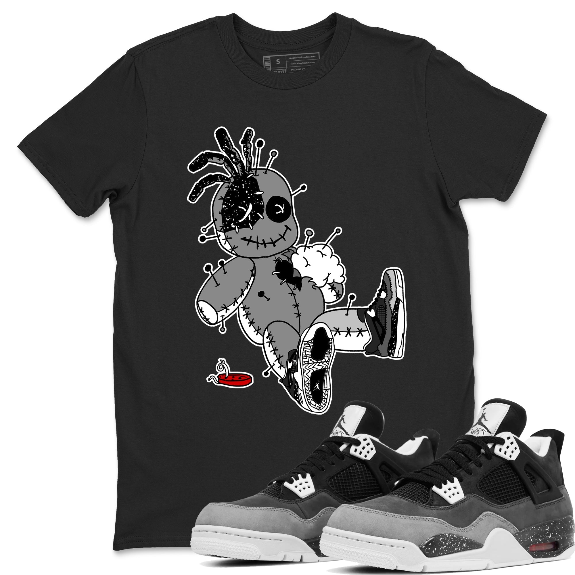 Voodoo Doll snkmatch Tees - Air Jordan 4 Fear