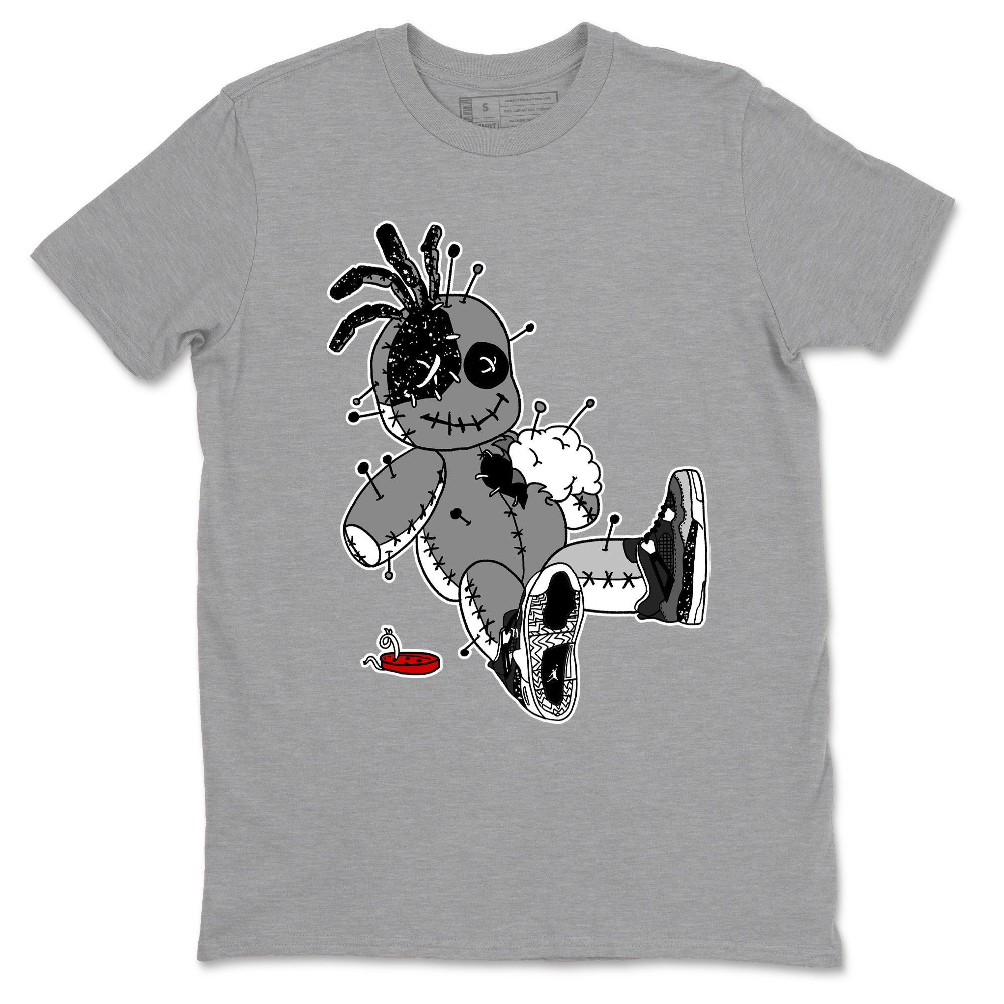 Voodoo Doll snkmatch Tees - Air Jordan 4 Fear