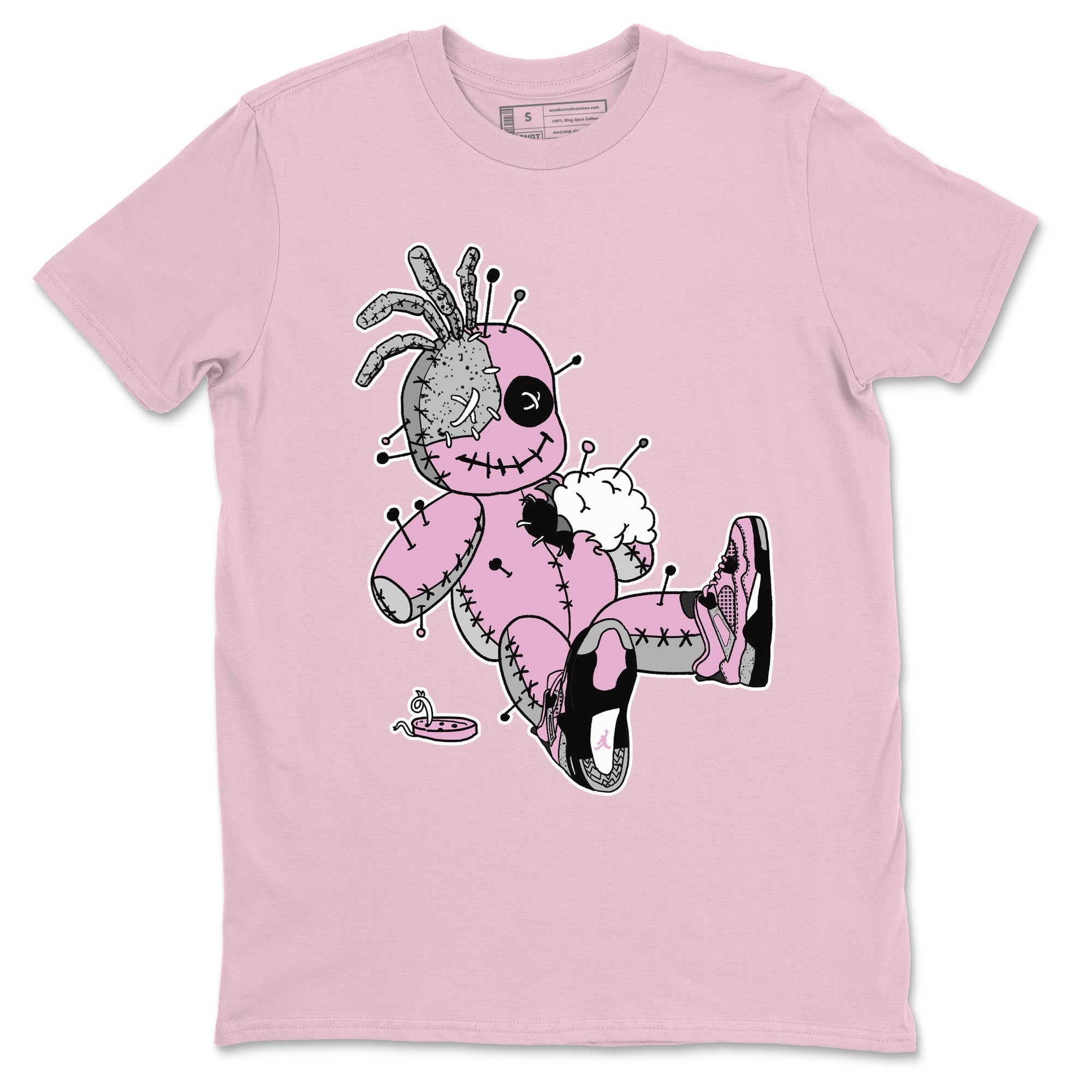 Voodoo Doll snkmatch Tees - Air Jordan 4 Orchid