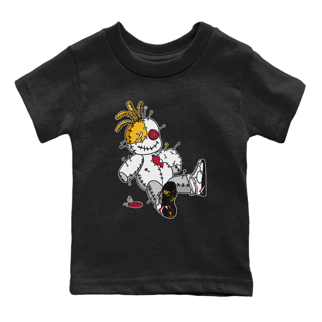 Voodoo Doll Kids Tops - Air Jordan 7 Cardinal
