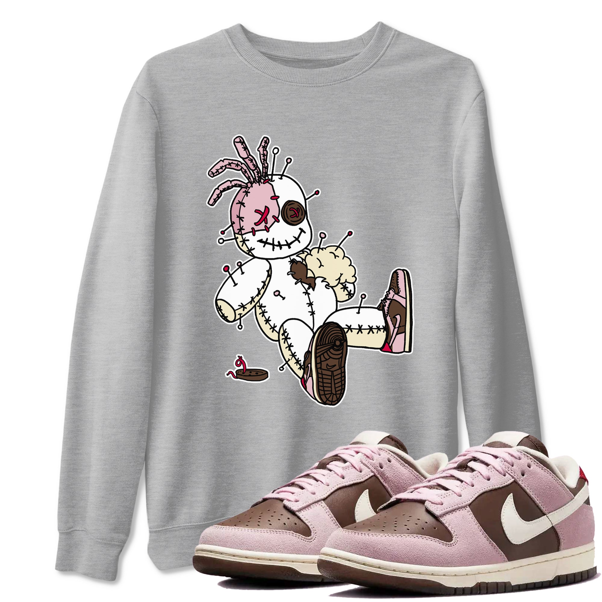 Voodoo Doll snkmatch Tees - Dunk Cacao Wow And Pink Foam