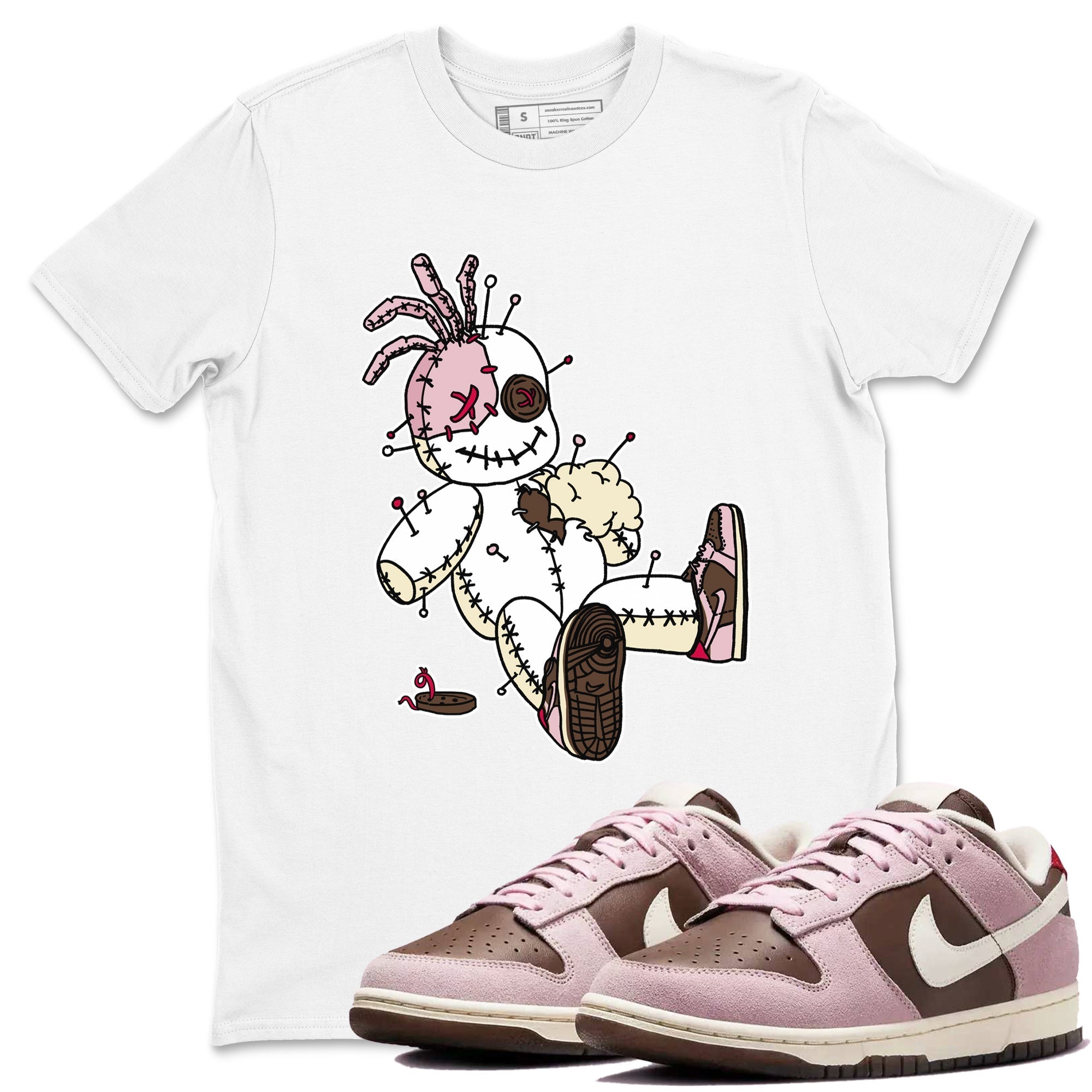 Voodoo Doll snkmatch Tees - Dunk Cacao Wow And Pink Foam