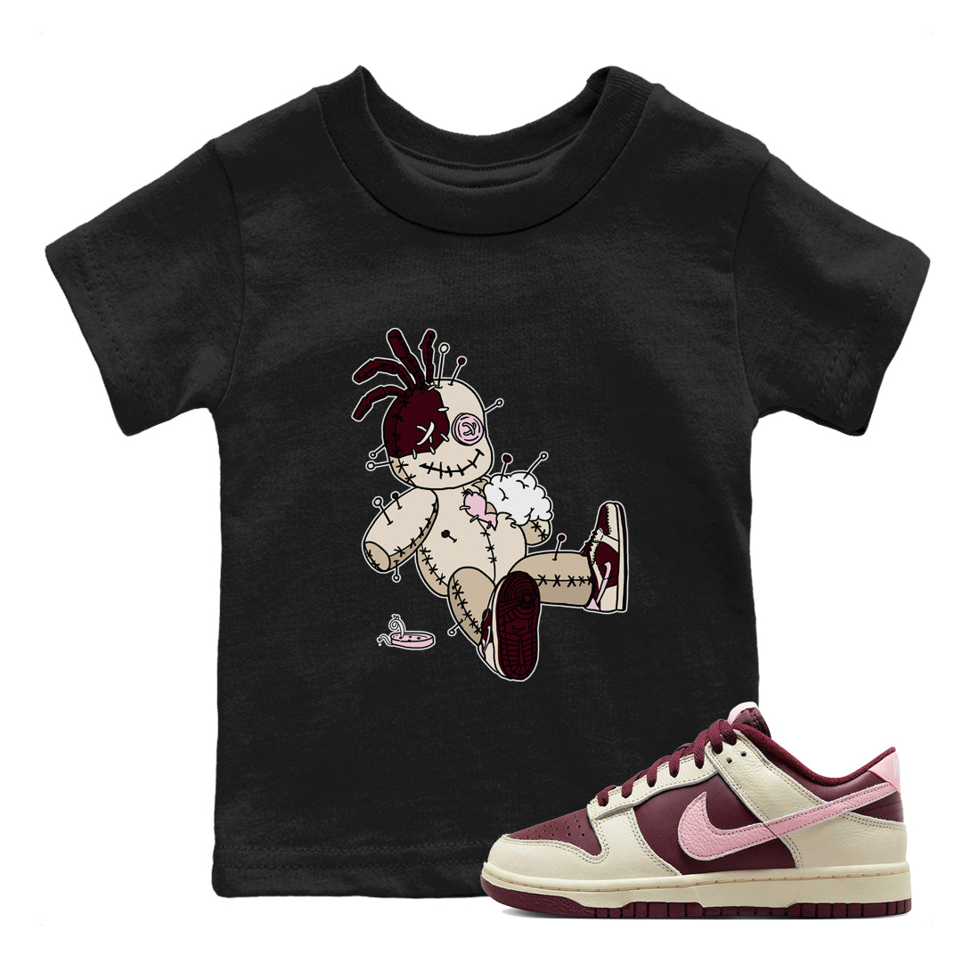 Voodoo Doll Kids Tops - Dunk Valentines Day