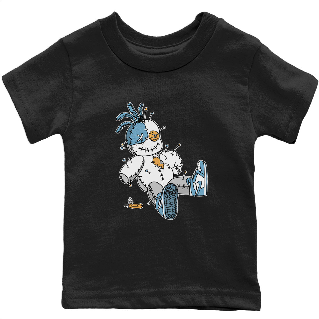 Voodoo Doll Kids Tops - Air Jordan 1 Denim