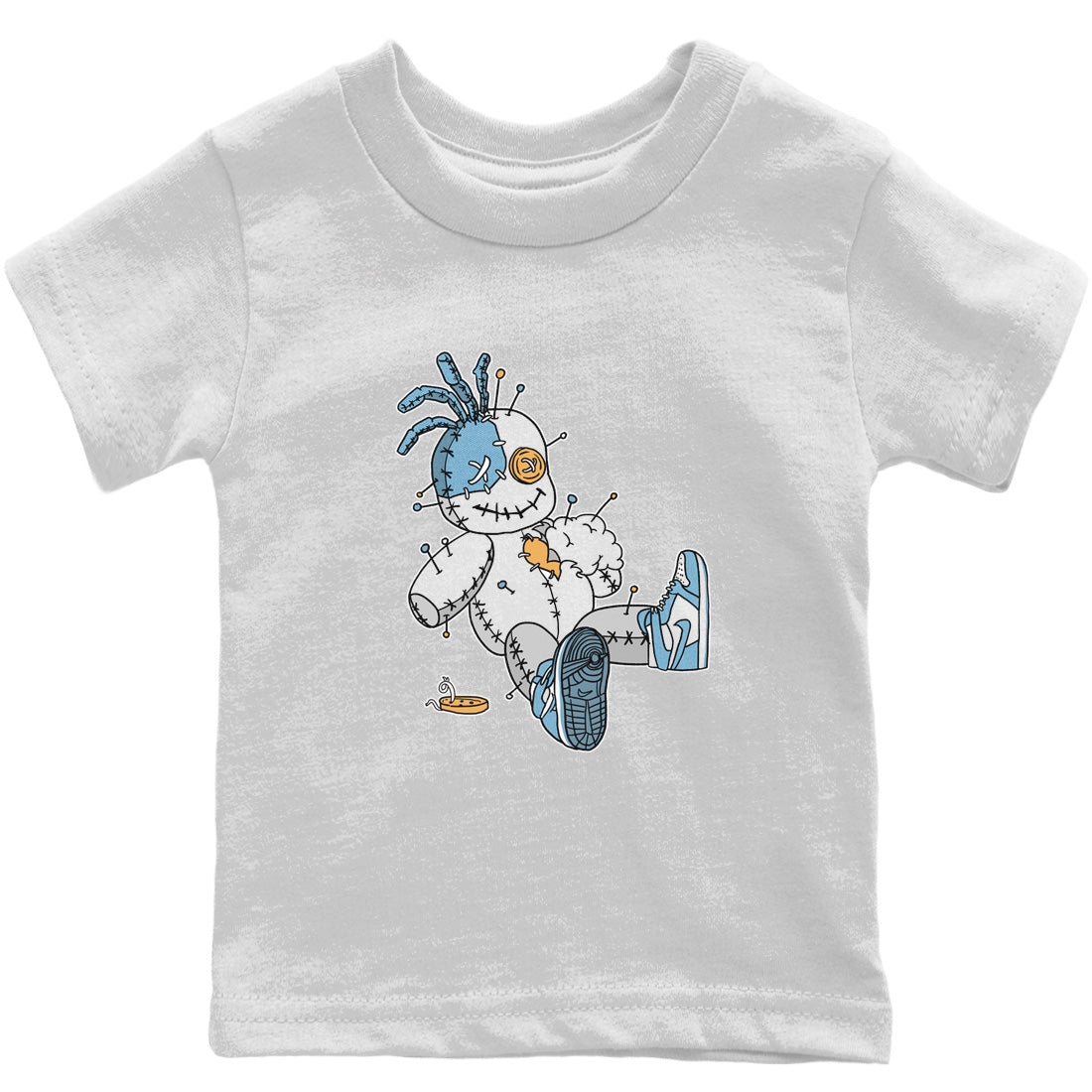 Voodoo Doll Kids Tops - Air Jordan 1 Denim